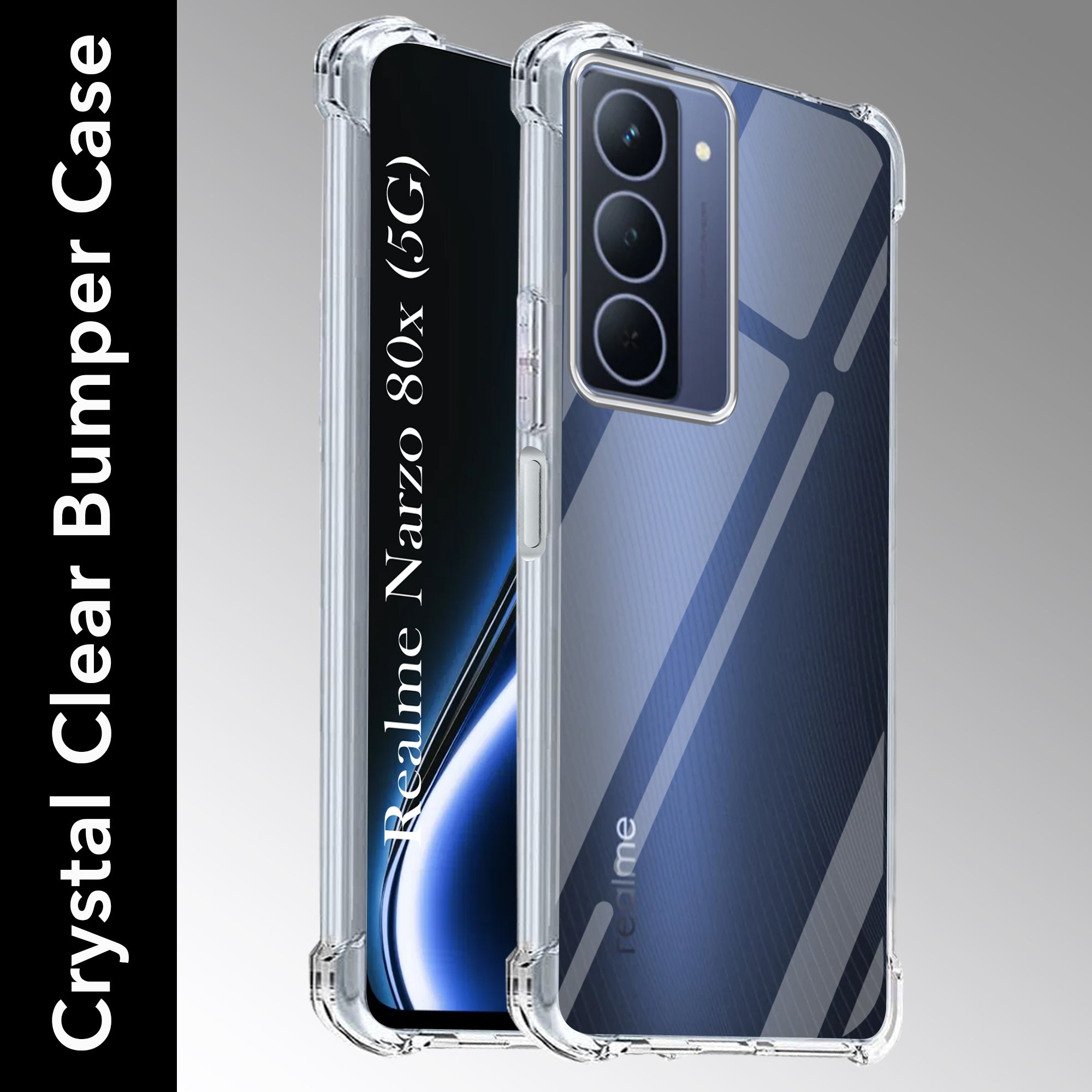 For Realme Narzo 80x Back Cover (Drop & Camera Protection | Hard Polycarbonate)