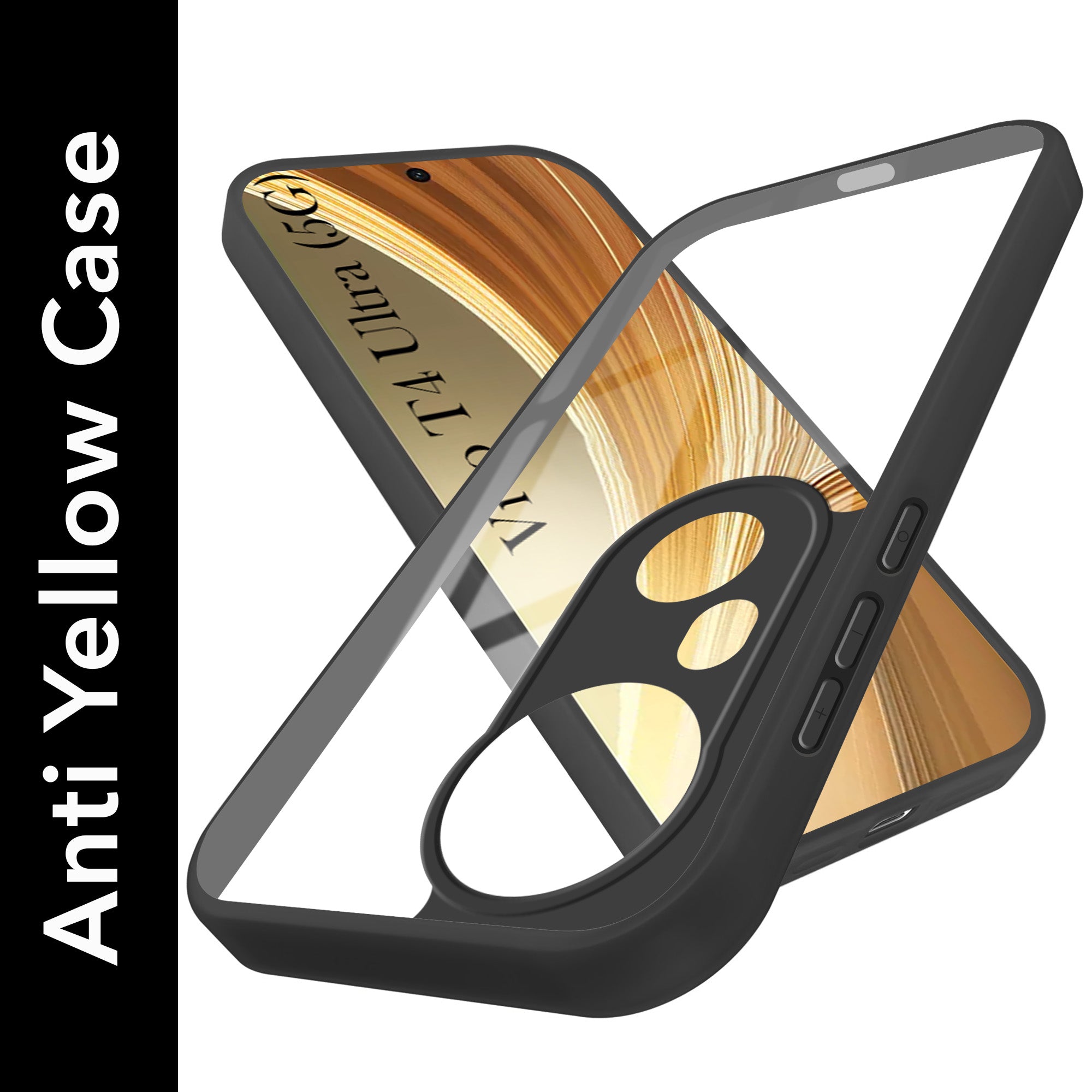 For Vivo T4 Ultra Back Cover Case (Lifetime Anti Yellow | Anti Scratch | Crystal Clear Shockproof)