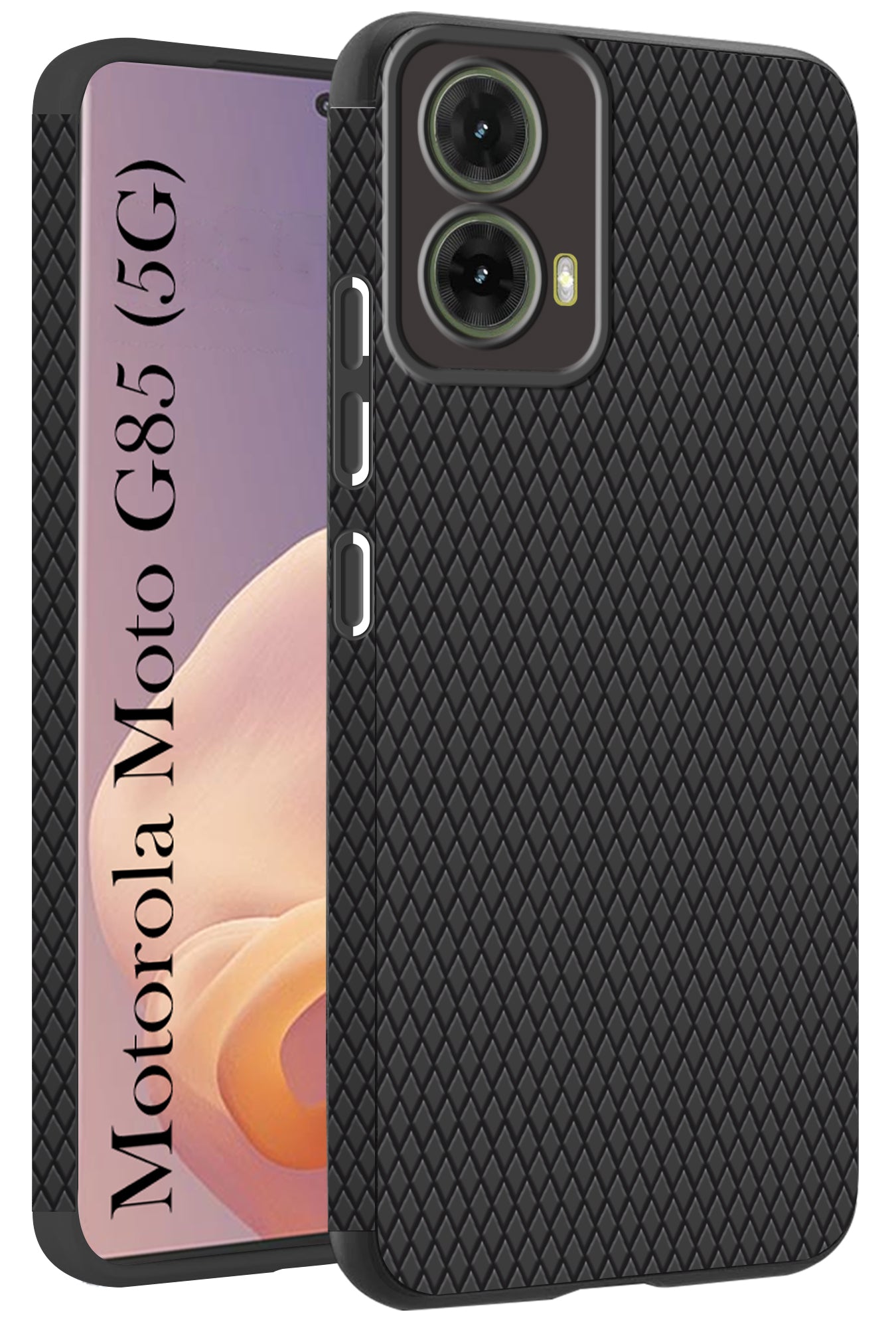 For Motorola Moto G85 5G Back Cover Case (Liquid Silicone | Side Grip | Camera Protection)