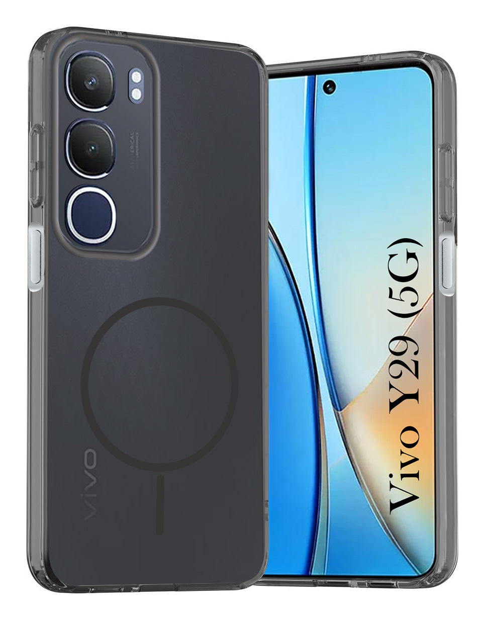 For Vivo Y29 Back Cover Case Silicone (Slim Paper Thin | Camera Protection Bump | Minimalist Professional | Soft Flexible)