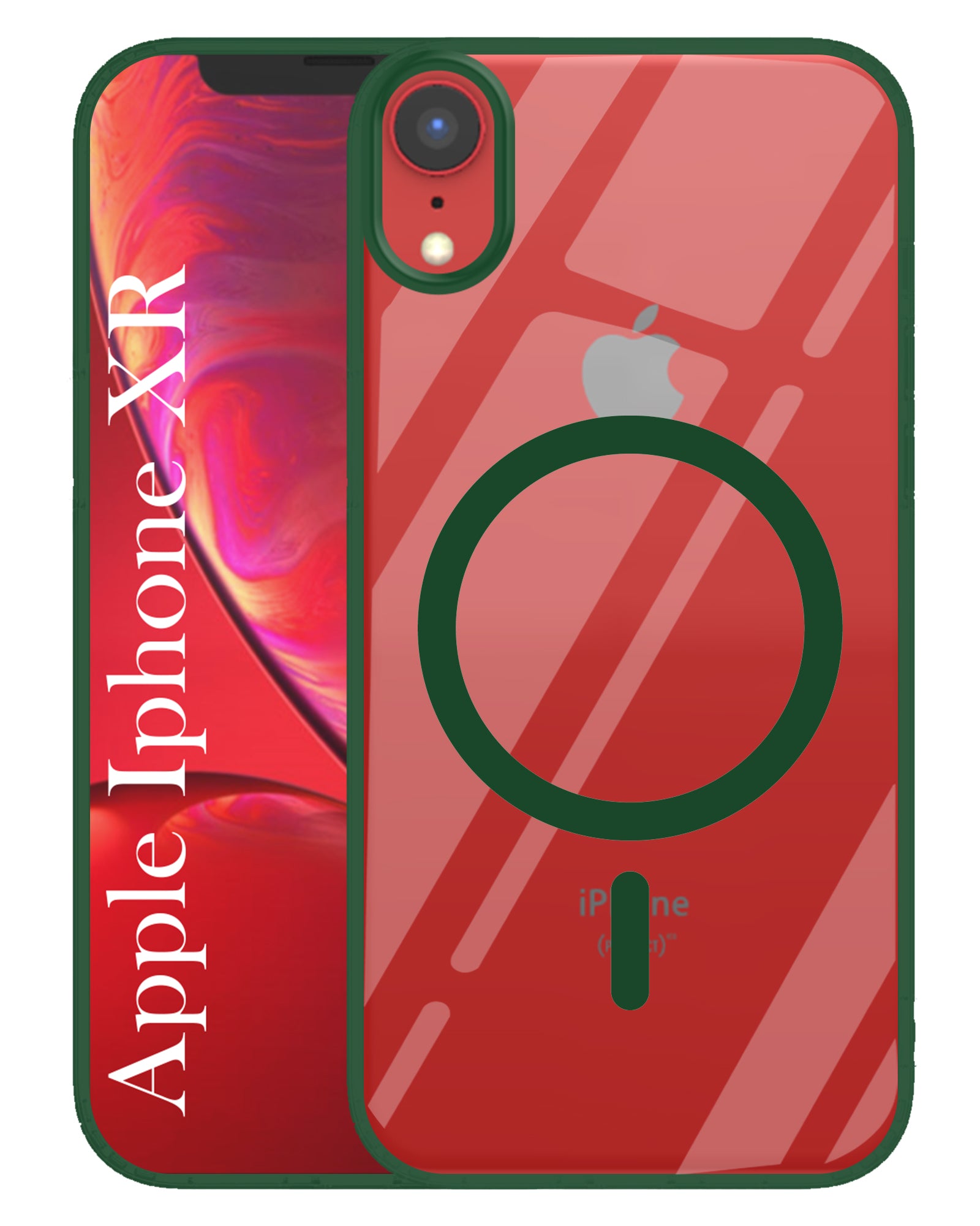 For Apple iPhone XR Back Cover Case (MagSafe Compatible Wireless Charging | Hybrid Camera Bump Protection | Shockproof Polycarbonate Material)