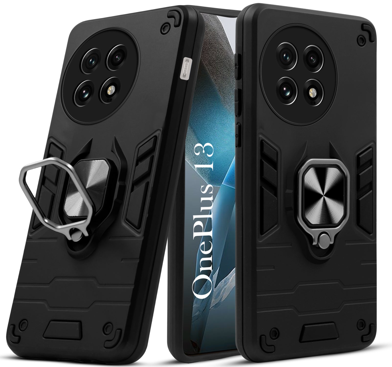 For OnePlus 13 Back Cover Case (Shockproof Polycarbonate Dual Layer Hybrid Armor)