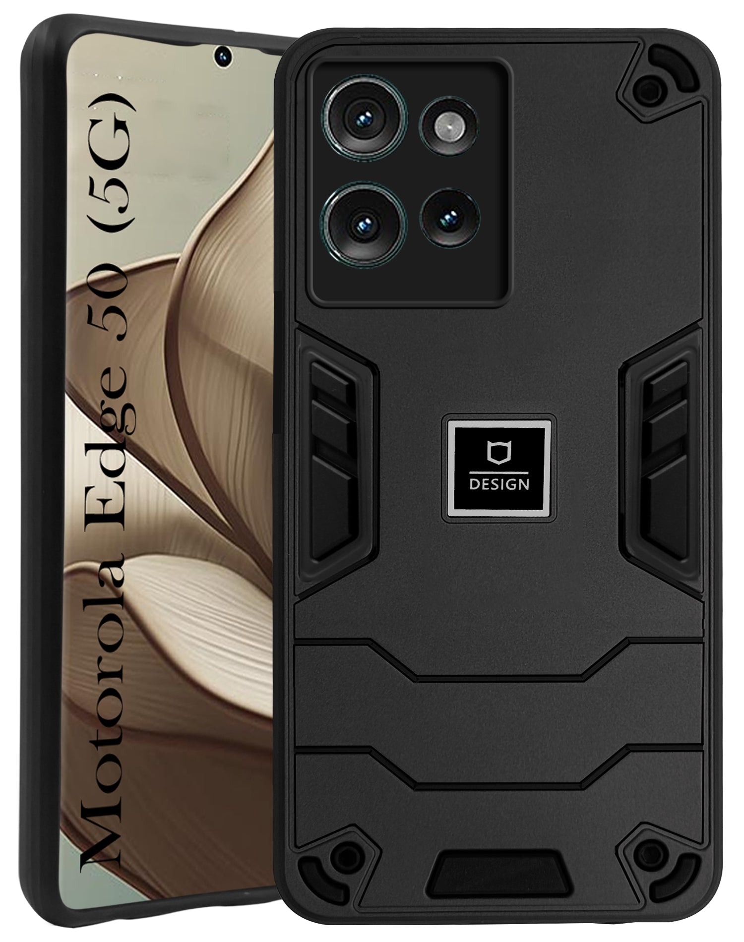 For Motorola Moto Edge 50 Back Cover Case (Lightweight Hybrid Shockproof Polycarbonate)