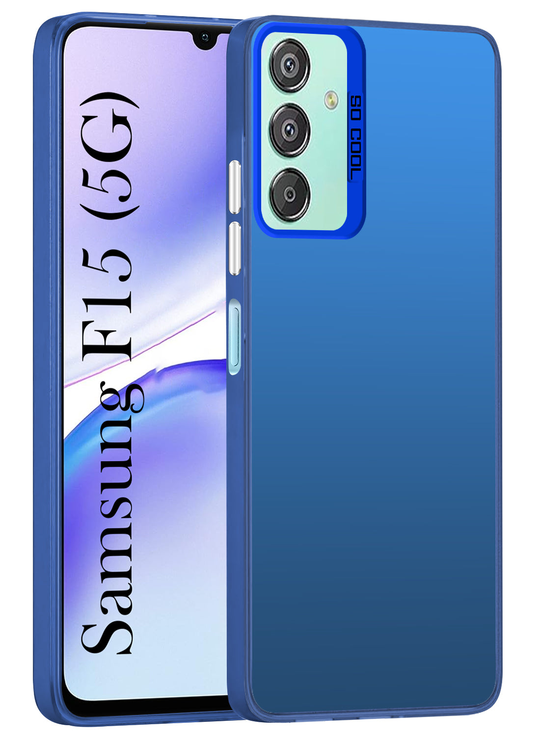 For Samsung Galaxy F15 5G Hard Back Cover Case (Velvet Touch | Professional Glossy Finish | Camera Protection Bump)