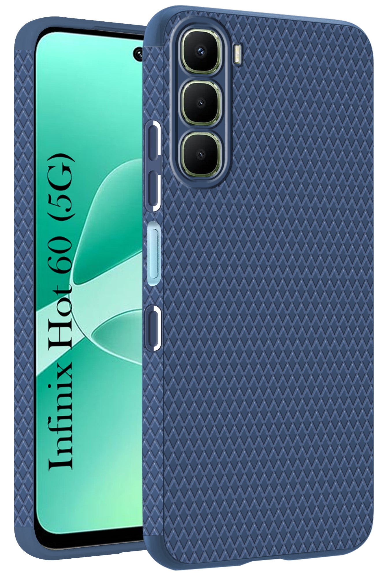 For Infinix Hot 60 5G Back Cover Case (Liquid Silicone | Side Grip | Camera Protection)