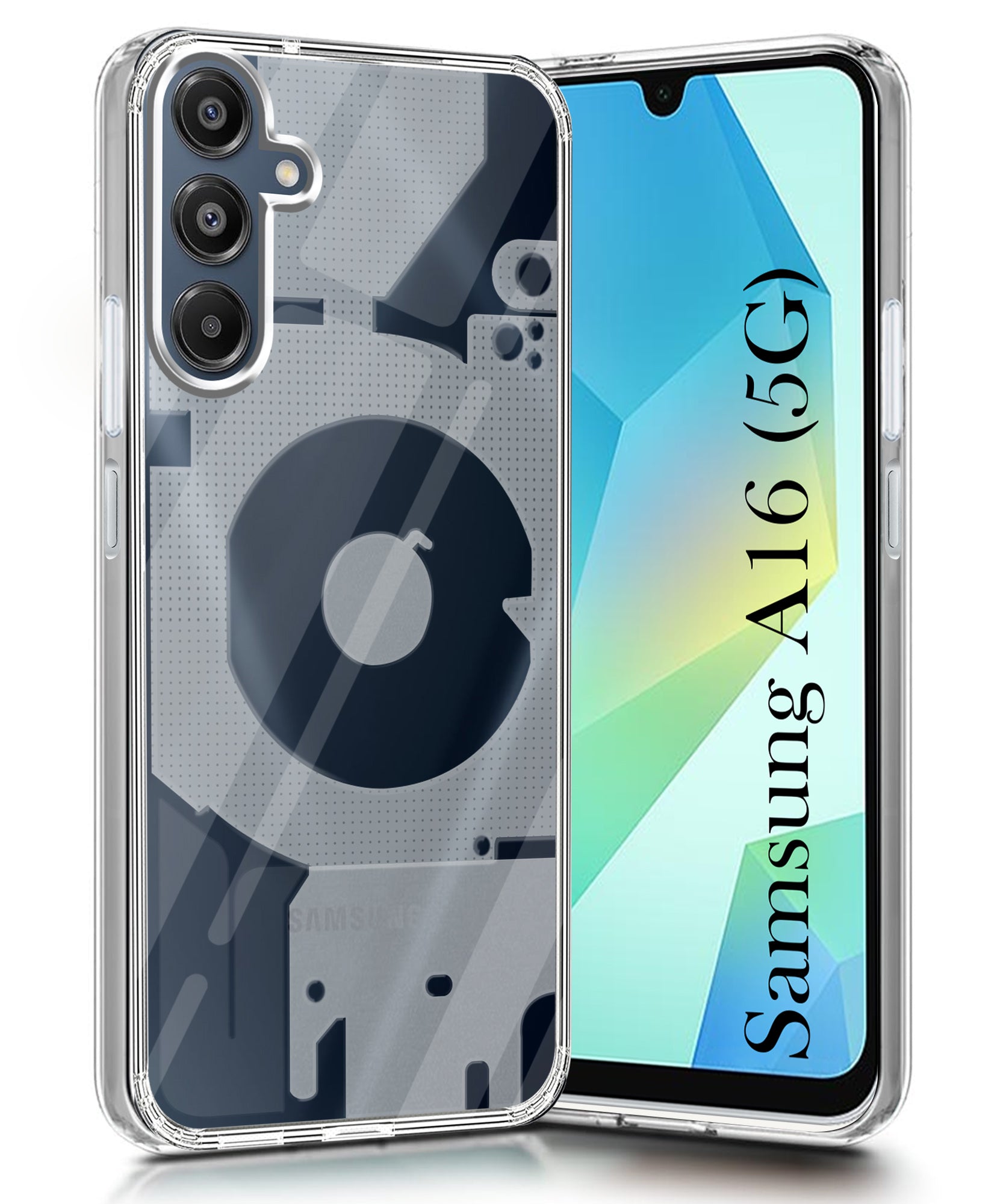 For Samsung Galaxy A16 5G Back Cover (Silicone Matte Shockproof Case with Camera Protection | Soft and Flexible)