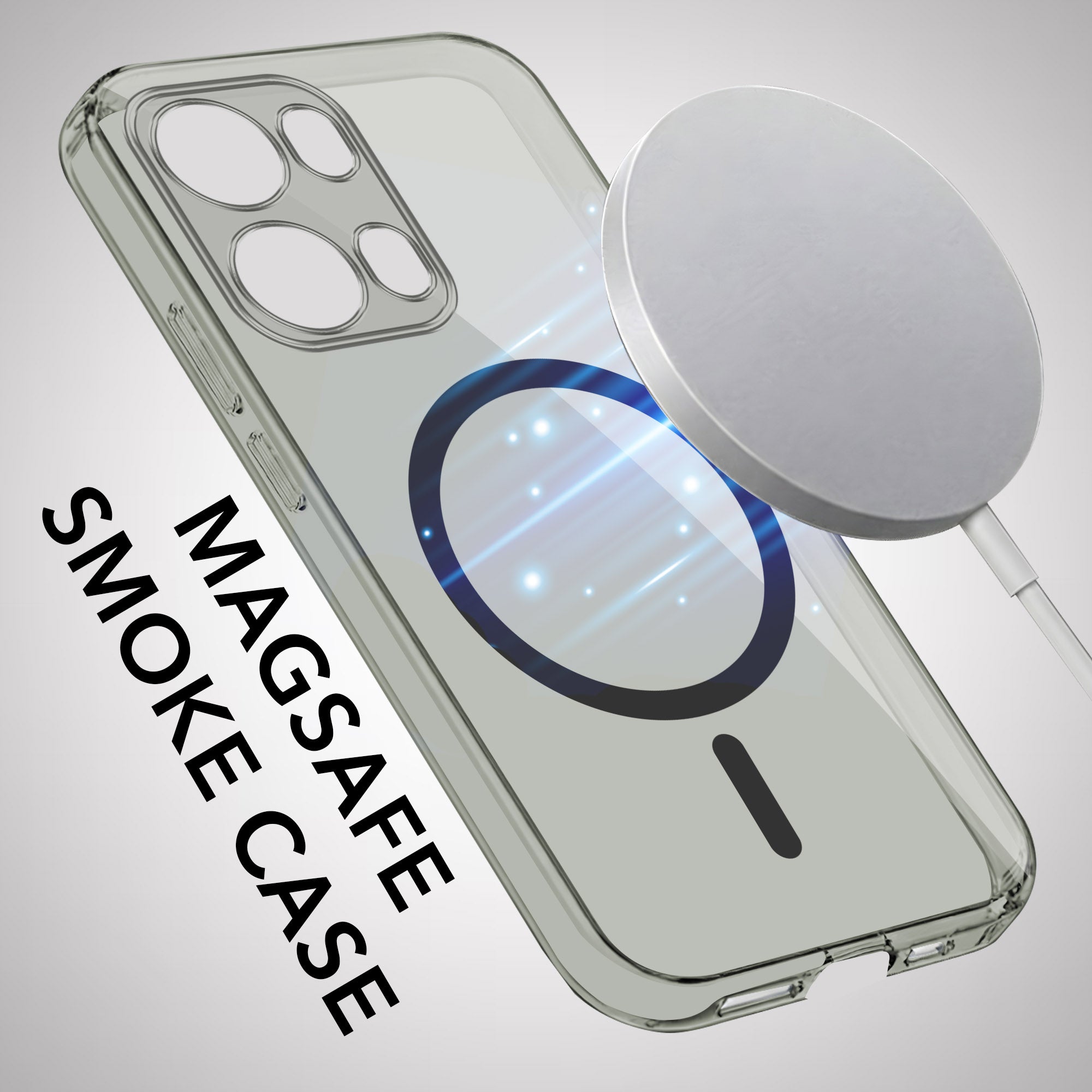 For Oppo Reno13 Pro 5G | Oppo Reno 13 Pro 5G Back Cover Case Lifetime Anti-Yellow MagSafe Compatible Clear (Sleek Hard Crystal | Shockproof and Camera Protection)