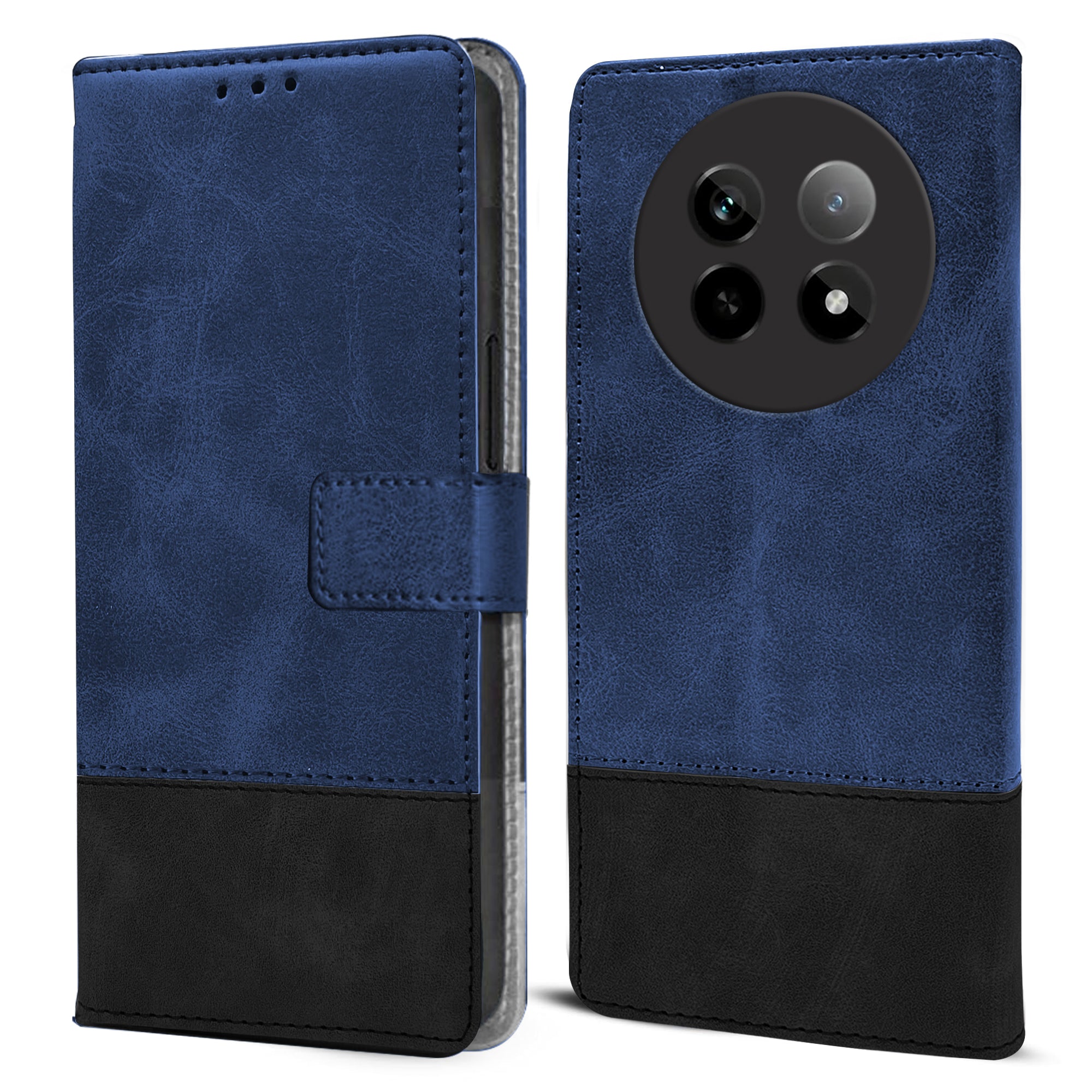 For Realme P2 Pro Flip Cover Case ( Professional Dual Leather Wallet with Magnetic Closure)