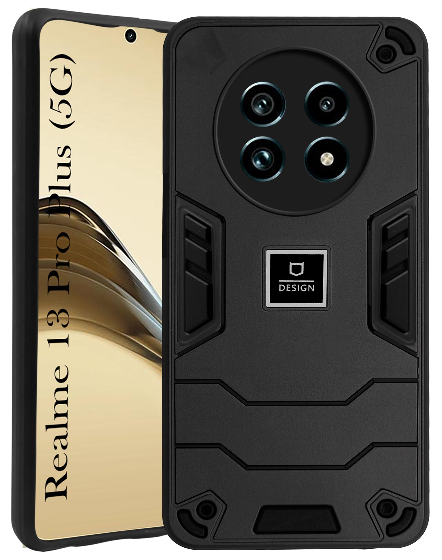 For Realme 13 Pro |Realme 13 Pro Plus 5G Back Cover Case (Lightweight Hybrid Shockproof Polycarbonate)