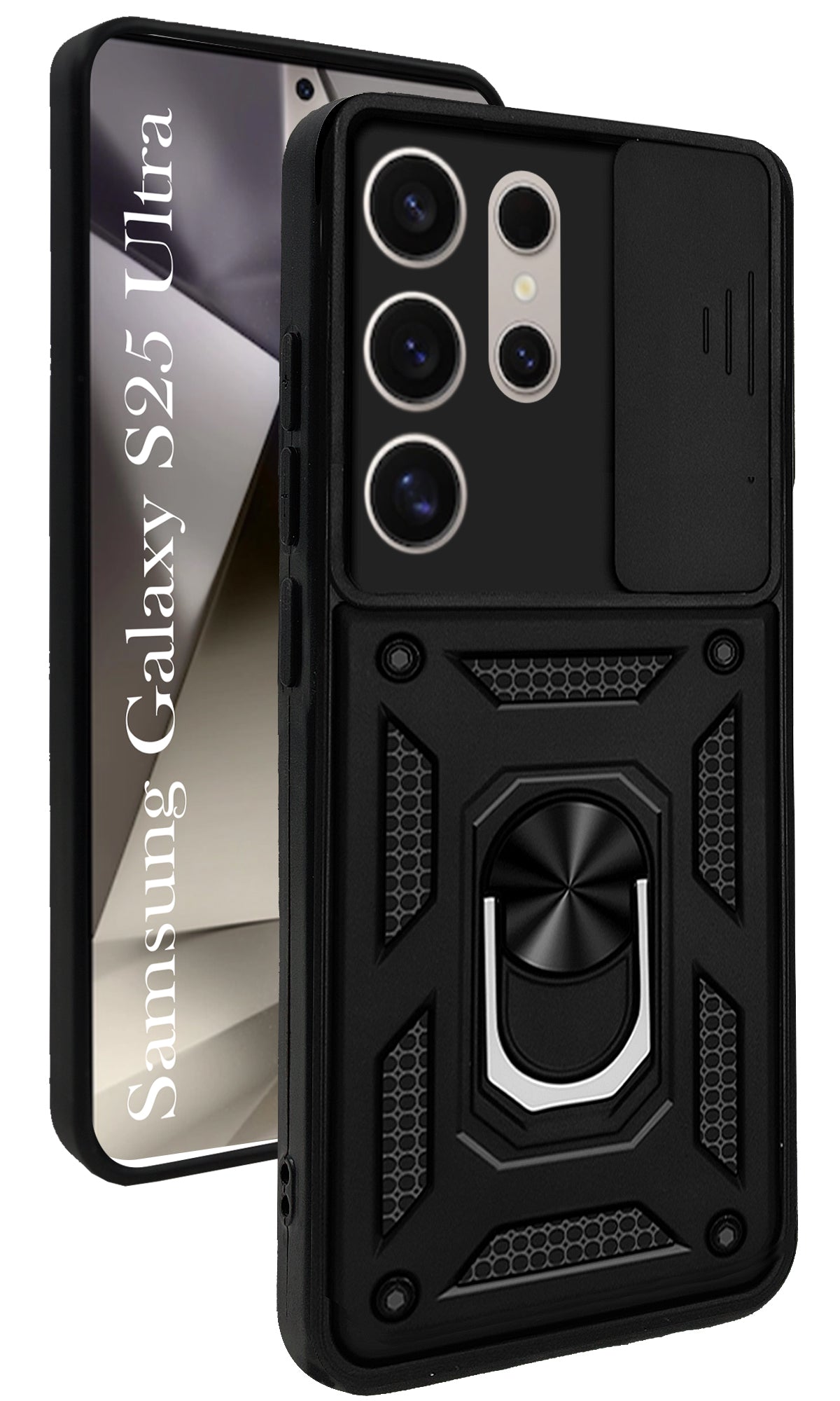 For Samsung Galaxy S25 Ultra Back Cover Case (Hybrid Dual Armor Polycarbonate)