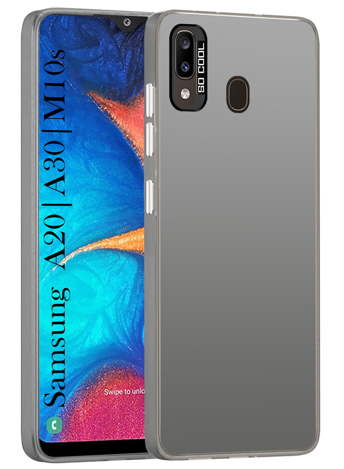 For Samsung Galaxy A20 | Galaxy A30 | Galaxy M10s Hard Back Cover Case (Velvet Touch | Professional Glossy Finish | Camera Protection Bump)