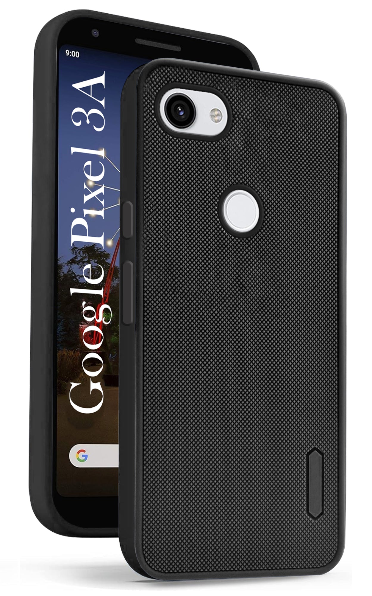 For Google Pixel 3A Back Cover Case (Textured Grip Design | Camera Protetion | Slim and Light Weight | Soft Touch and Feel)