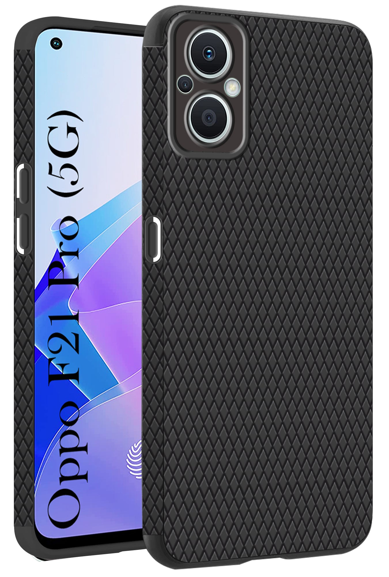 For Oppo F21 Pro 5G Back Cover Case (Liquid Silicone | Side Grip | Camera Protection)