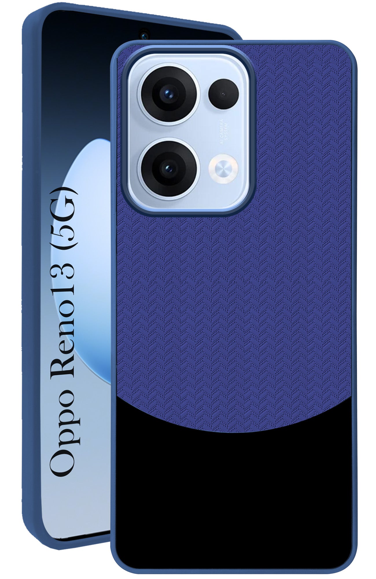 For Oppo Reno13 | Oppo Reno 13 Back Cover Case (Elegant PU Leather Finish | Premium Minimalist Professional | Camera Protection Bump)