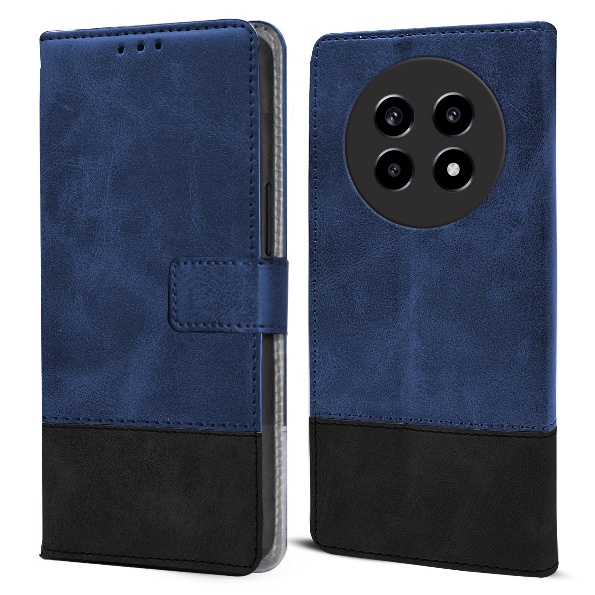 For Realme 14 Pro Lite Flip Cover Case (Professional Dual Leather Wallet with Magnetic Closure)