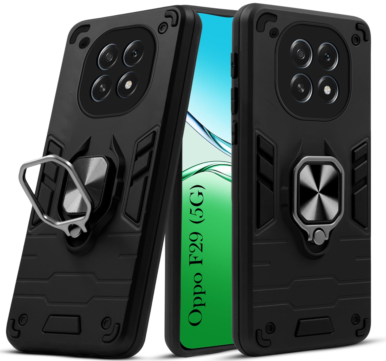 For Oppo F29 Back Cover Case (Shockproof Polycarbonate Dual Layer Hybrid Armor)