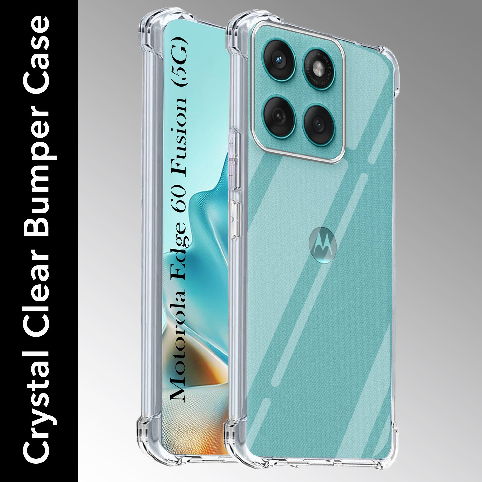 For Motorola Moto Edge 60 Fusion Back Cover (Drop & Camera Protection | Hard Polycarbonate)