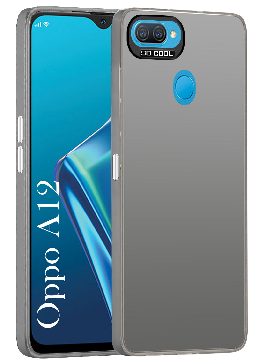 For Oppo A12 Hard Back Cover Case (Velvet Touch | Professional Glossy Finish | Camera Protection Bump)
