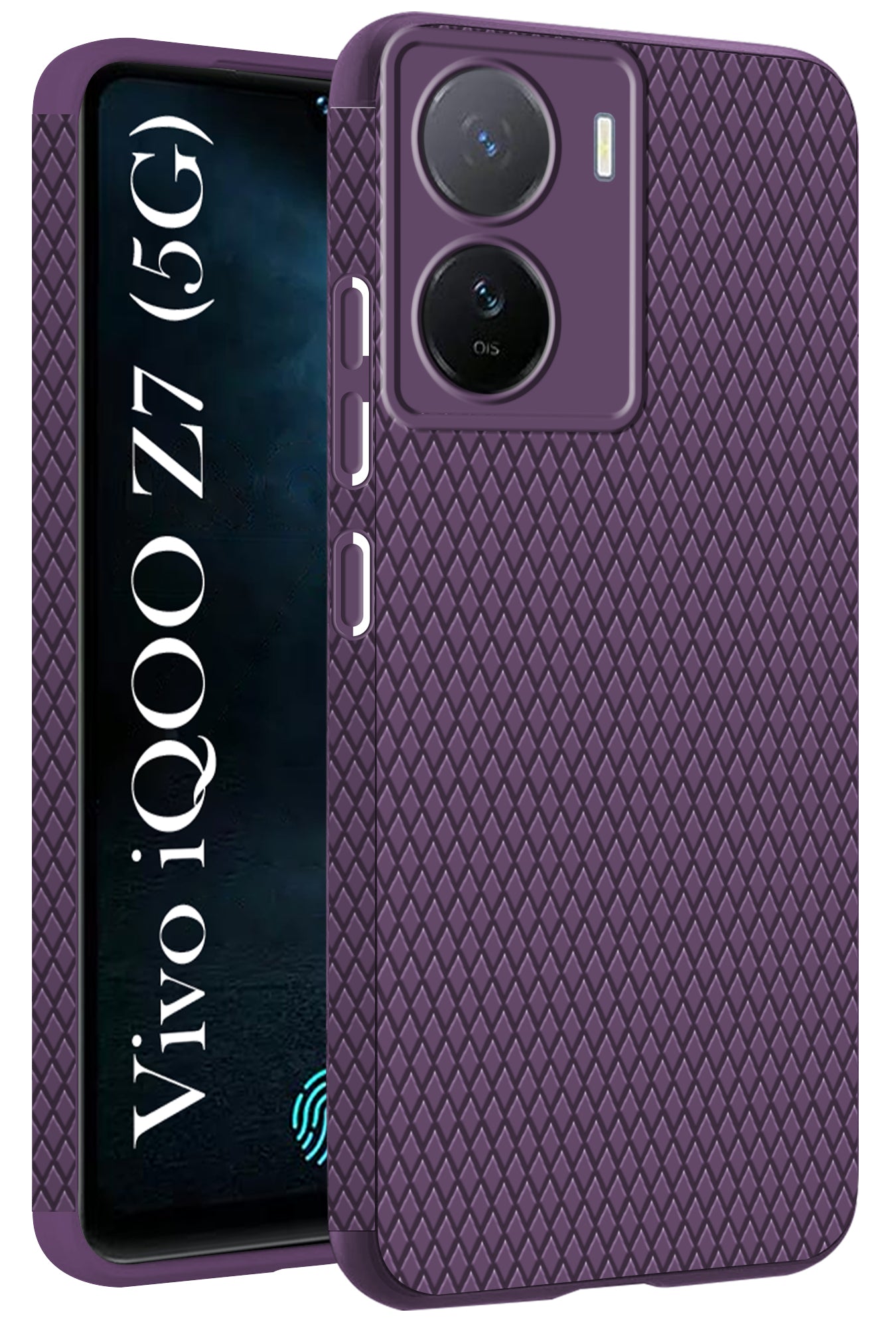 For Vivo IQOO Z7 5G Back Cover Case (Liquid Silicone | Side Grip | Camera Protection)
