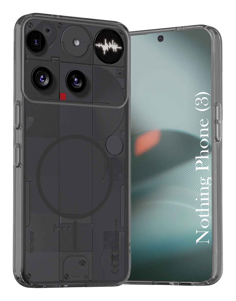 For Nothing Phone 3 Back Cover Case Silicone (Slim Paper Thin | Camera Protection Bump | Minimalist Professional | Soft Flexible)