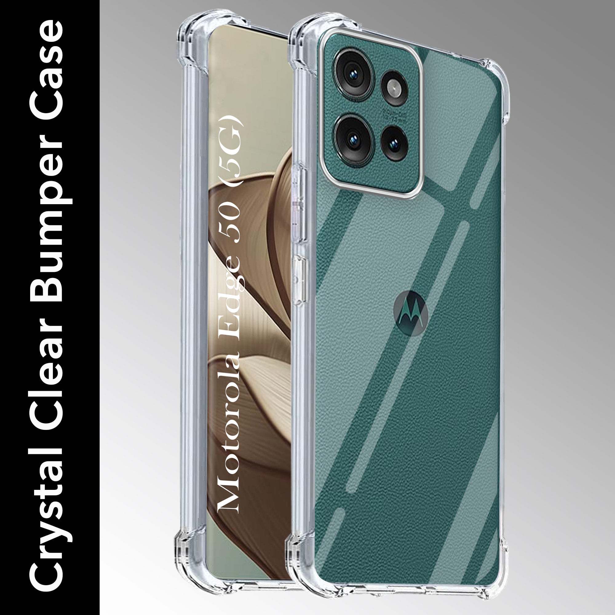 For Motorola Moto Edge 50 5G Back Cover ( Drop & Camera Protection | Hard Polycarbonate)