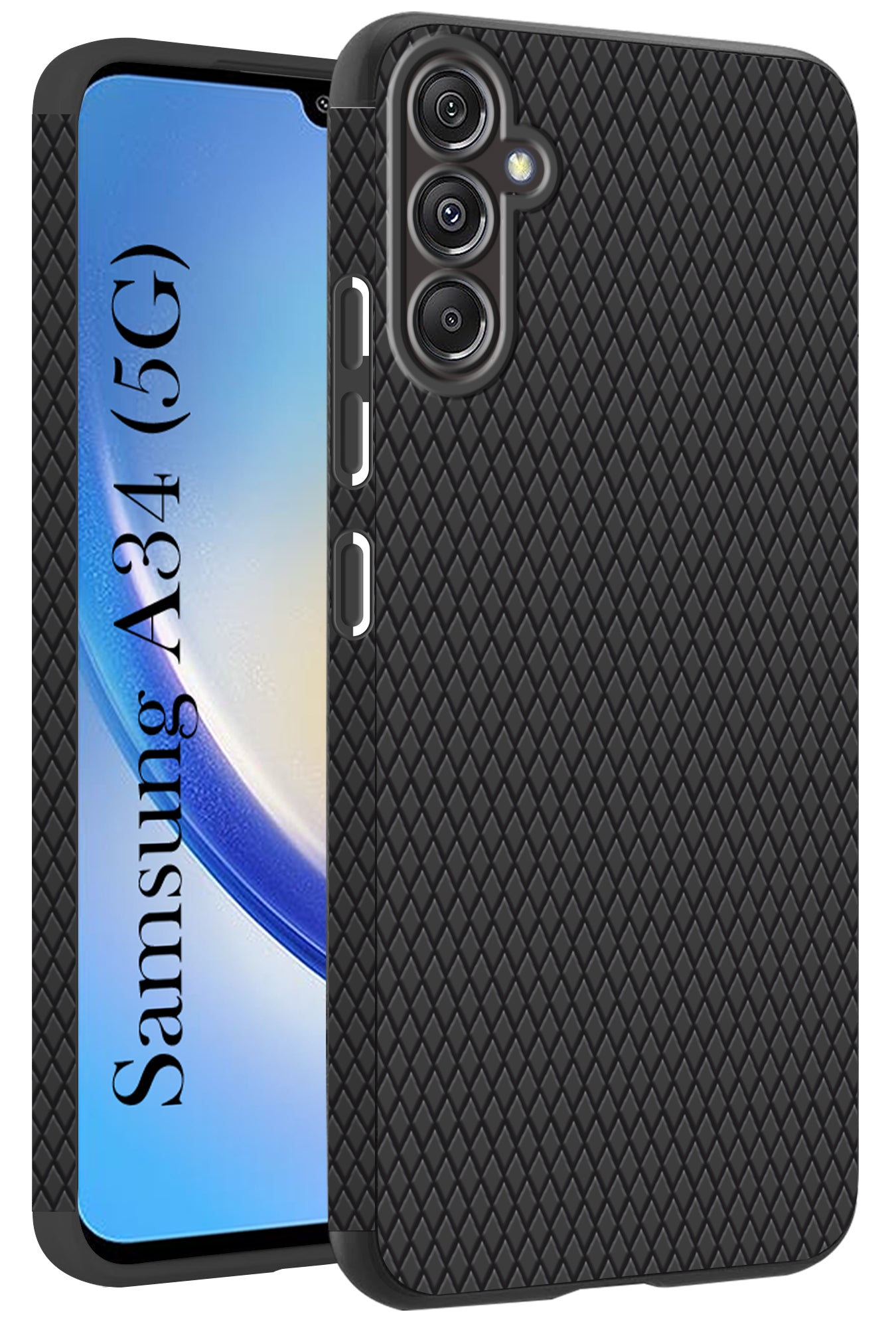 For Samsung Galaxy A34 5G Back Cover Case (Liquid Silicone | Side Grip | Camera Protection)