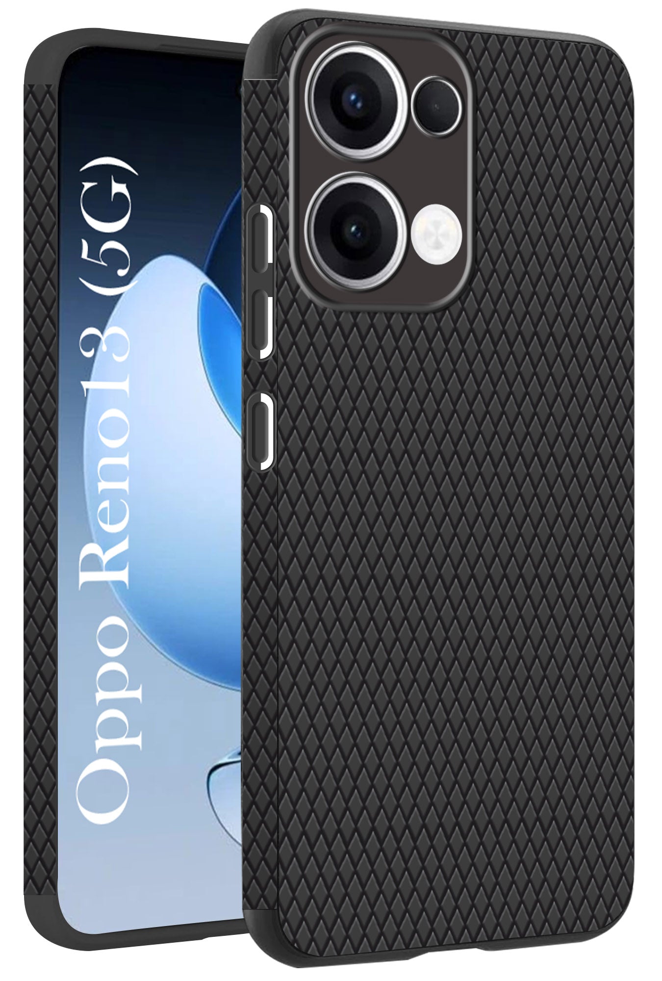 For Oppo Reno13 | Oppo Reno 13 Back Cover Case (Camera Protection | Side Grip Texture | Soft and Flexible)