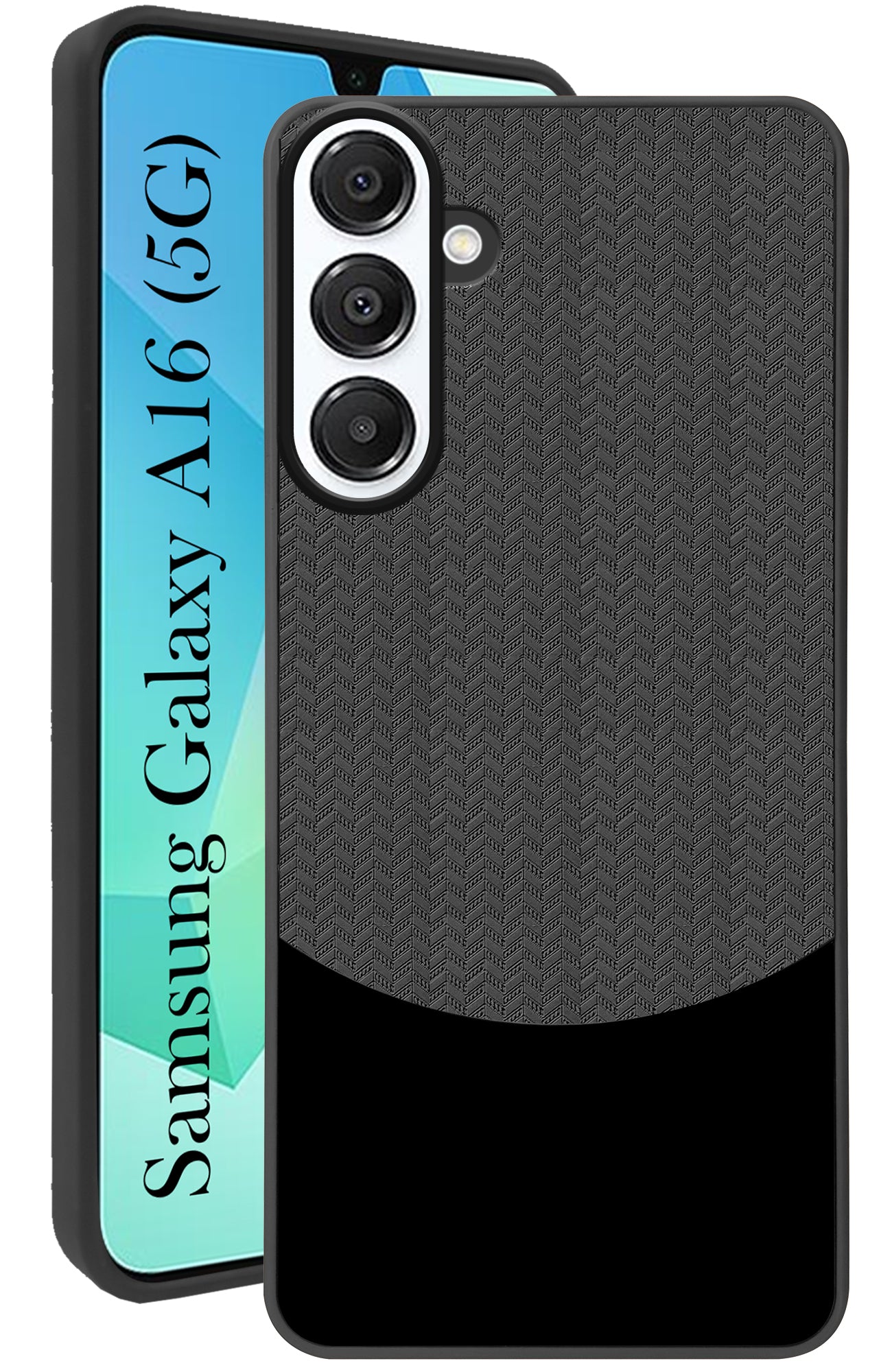 For Samsung Galaxy A16 Back Cover Case (Elegant PU Leather Finish | Premium Minimalist Professional | Camera Protection Bump)