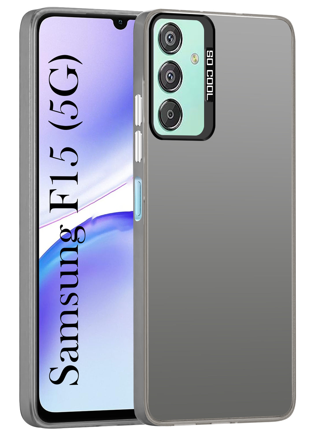 For Samsung Galaxy F15 5G Hard Back Cover Case (Velvet Touch | Professional Glossy Finish | Camera Protection Bump)