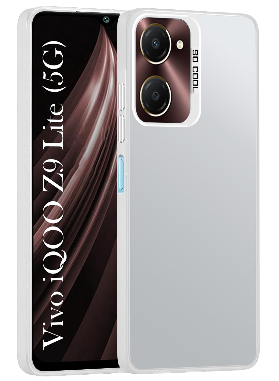For Vivo iQOO Z9 Lite 5G Hard Back Cover Case (Velvet Touch | Professional Glossy Finish | Camera Protection Bump)
