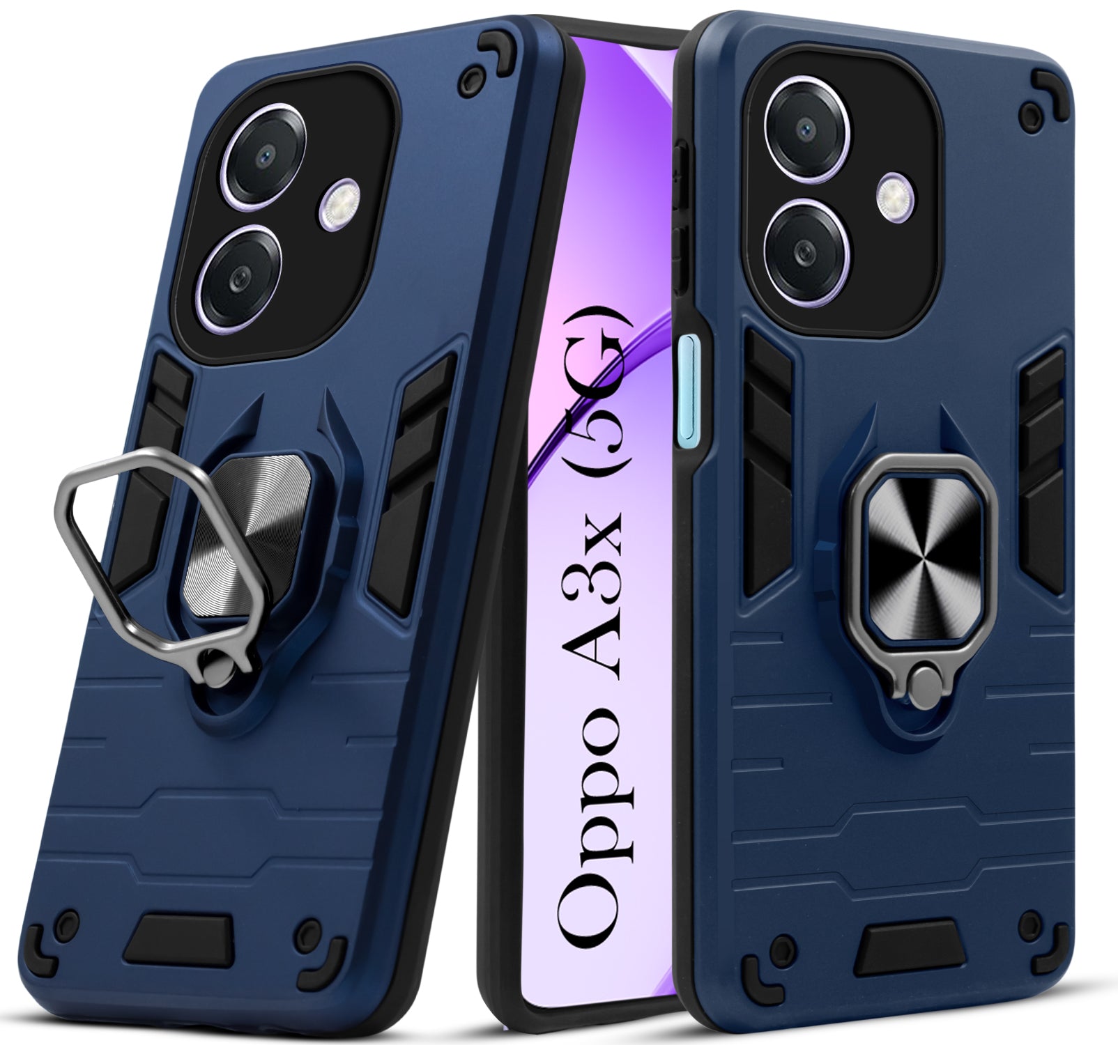 For Oppo A3X 5G | Oppo A3 5G Back Cover Case (Shockproof Polycarbonate Dual Layer Hybrid Armor)