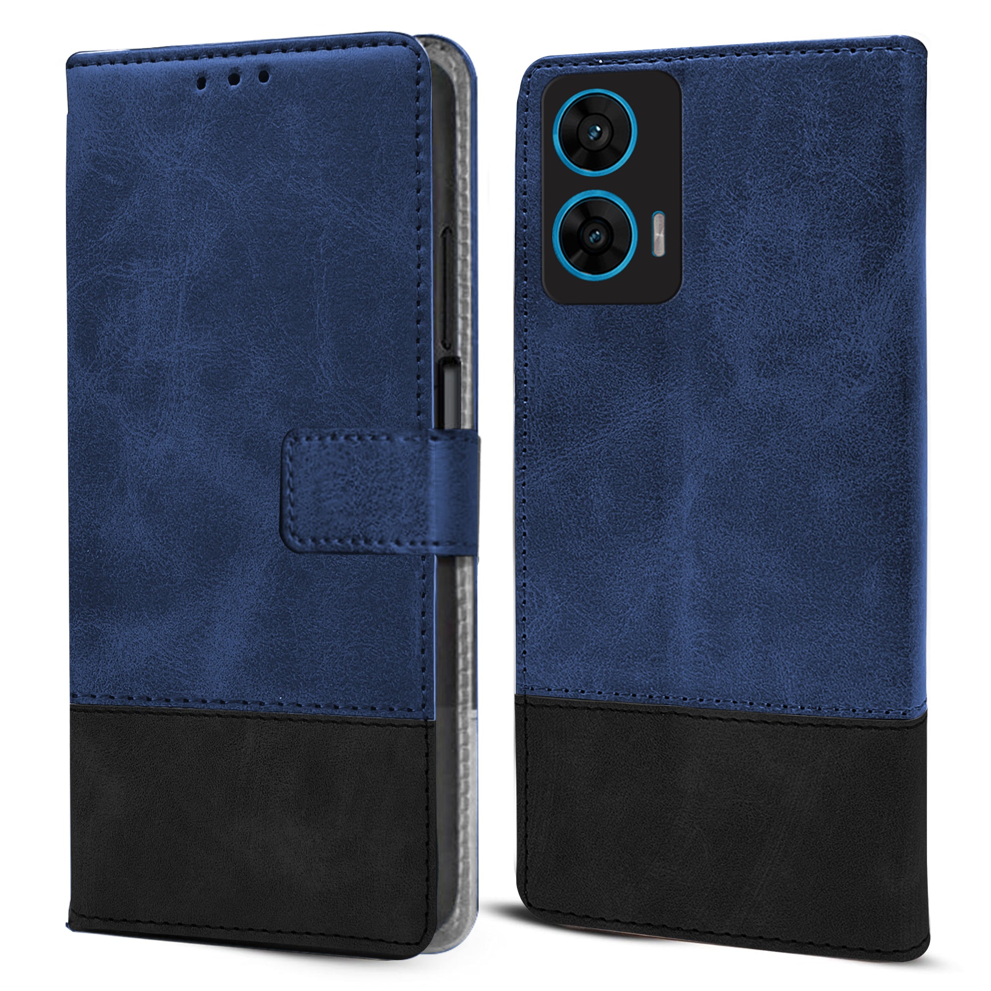 For Motorola Moto G96 Flip Cover Case ( Professional Dual Leather Wallet with Magnetic Closure)