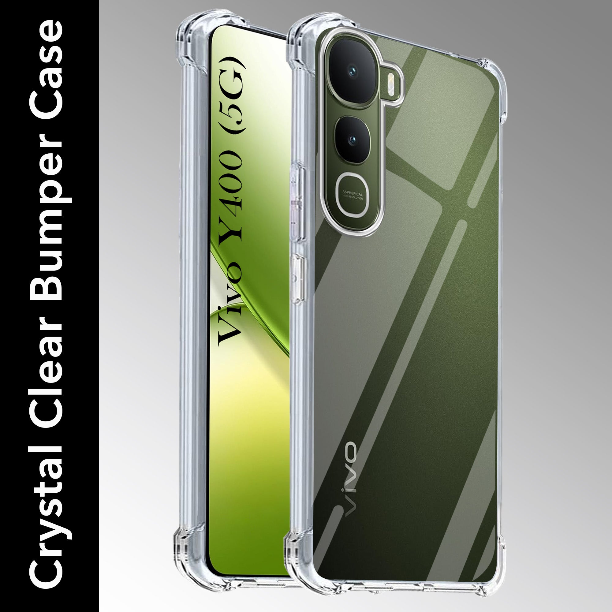 For Vivo Y400 Back Cover (Drop & Camera Protection | Hard Polycarbonate)