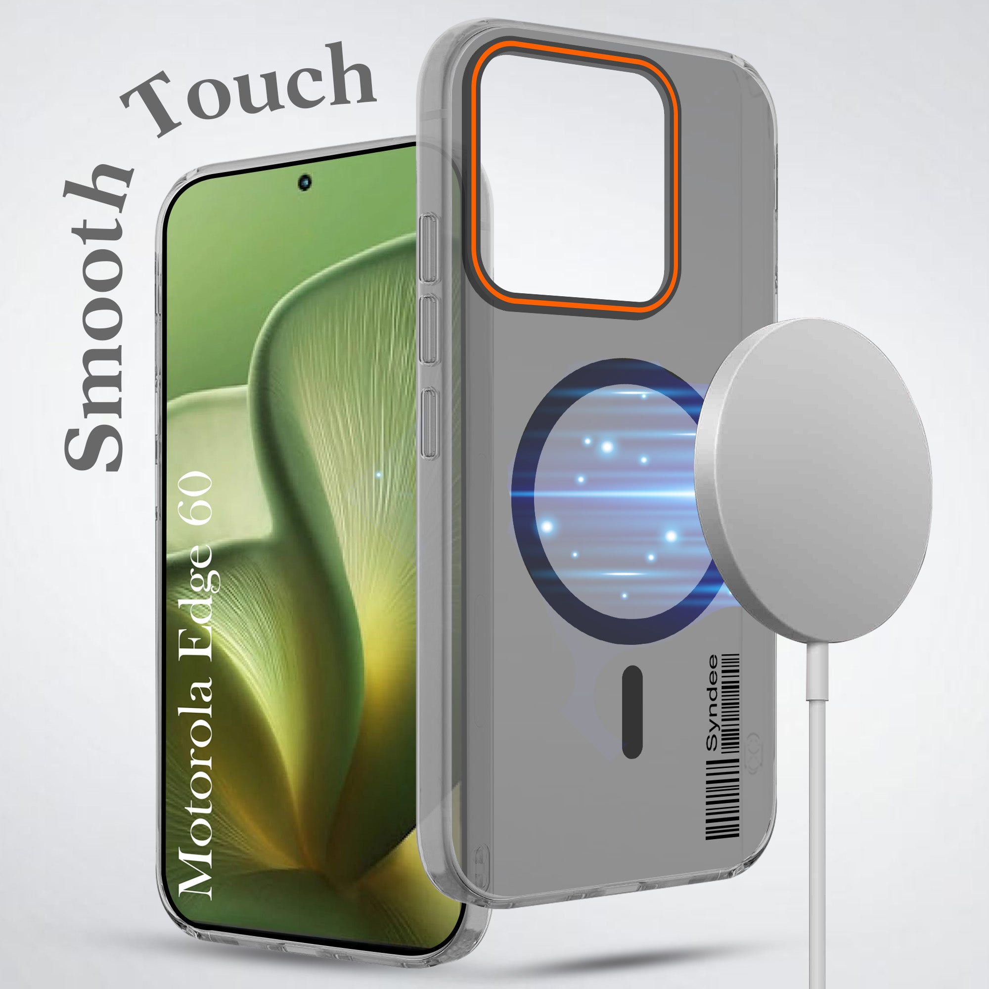 For Motorola Moto Edge 60 Back Cover Case (Soft Touch | Camera Bump Protection | MagSafe Compatible | Matte Finish)