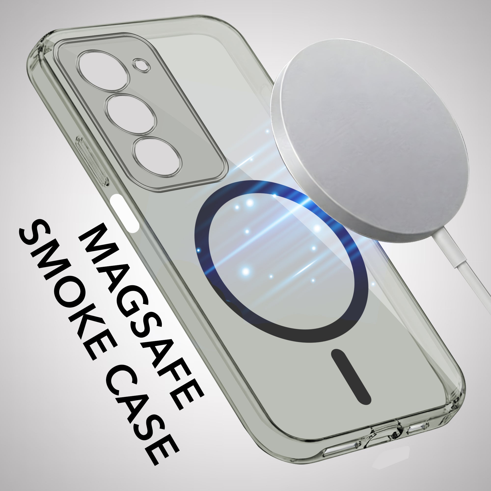 For Redmi 15 Back Cover Case Lifetime Anti-Yellow MagSafe Compatible Clear (Sleek Hard Crystal | Shockproof and Camera Protection)