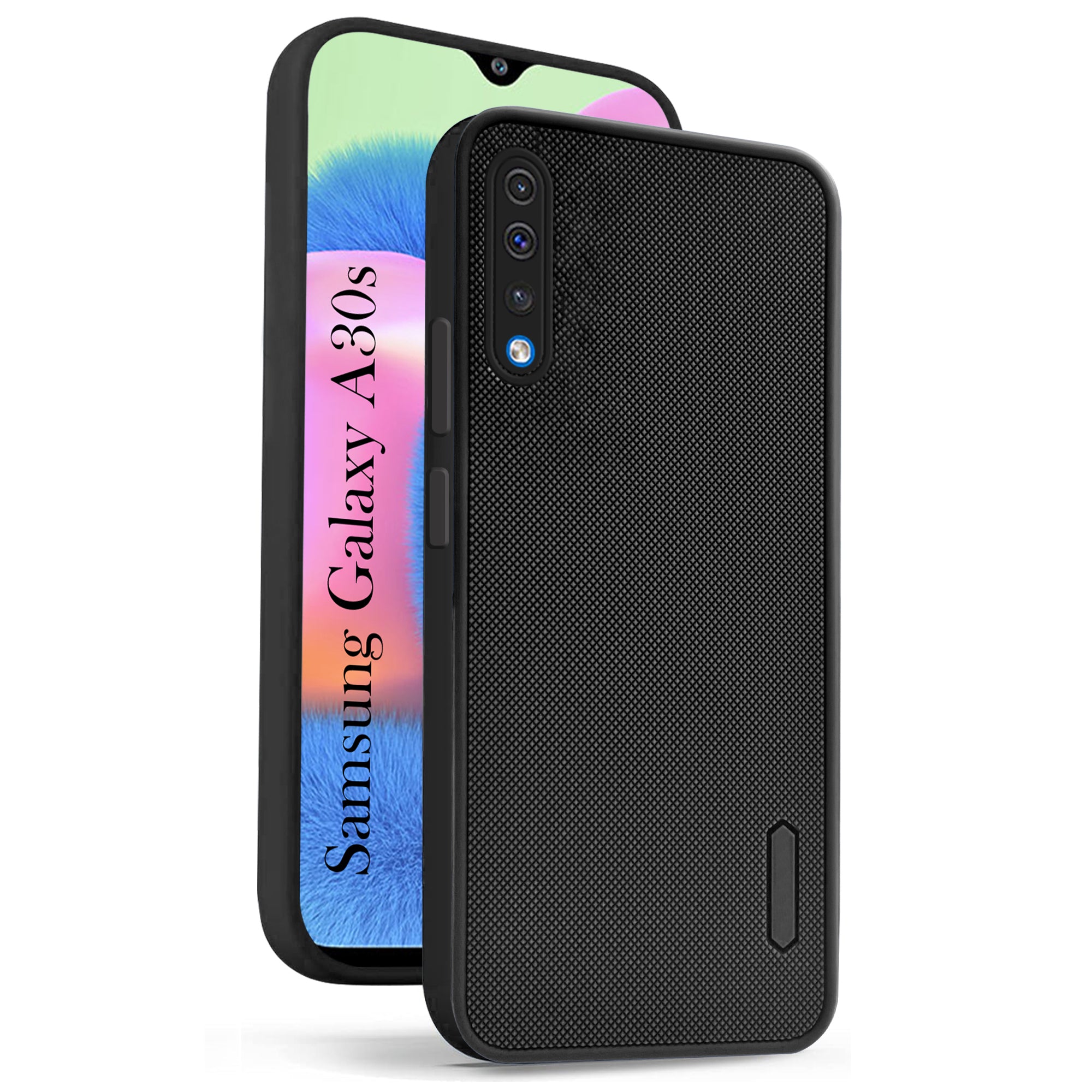 For Samsung Galaxy A30s Back Cover Case (Textured Grip Design | Camera Protection | Slim and Light Weight | Soft Touch and Feel)