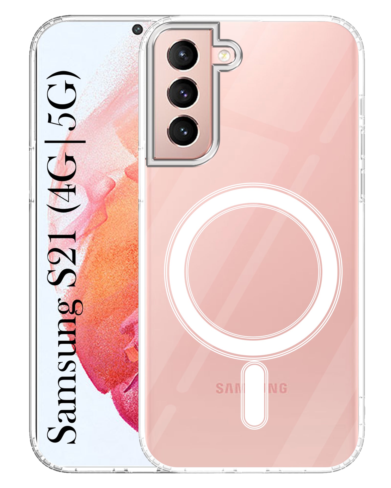 For Samsung Galaxy S21 5G | S21 4G Back Cover Case ( MagSafe Compatible Wireless Charging | Hybrid Camera Bump Protection | Shockproof