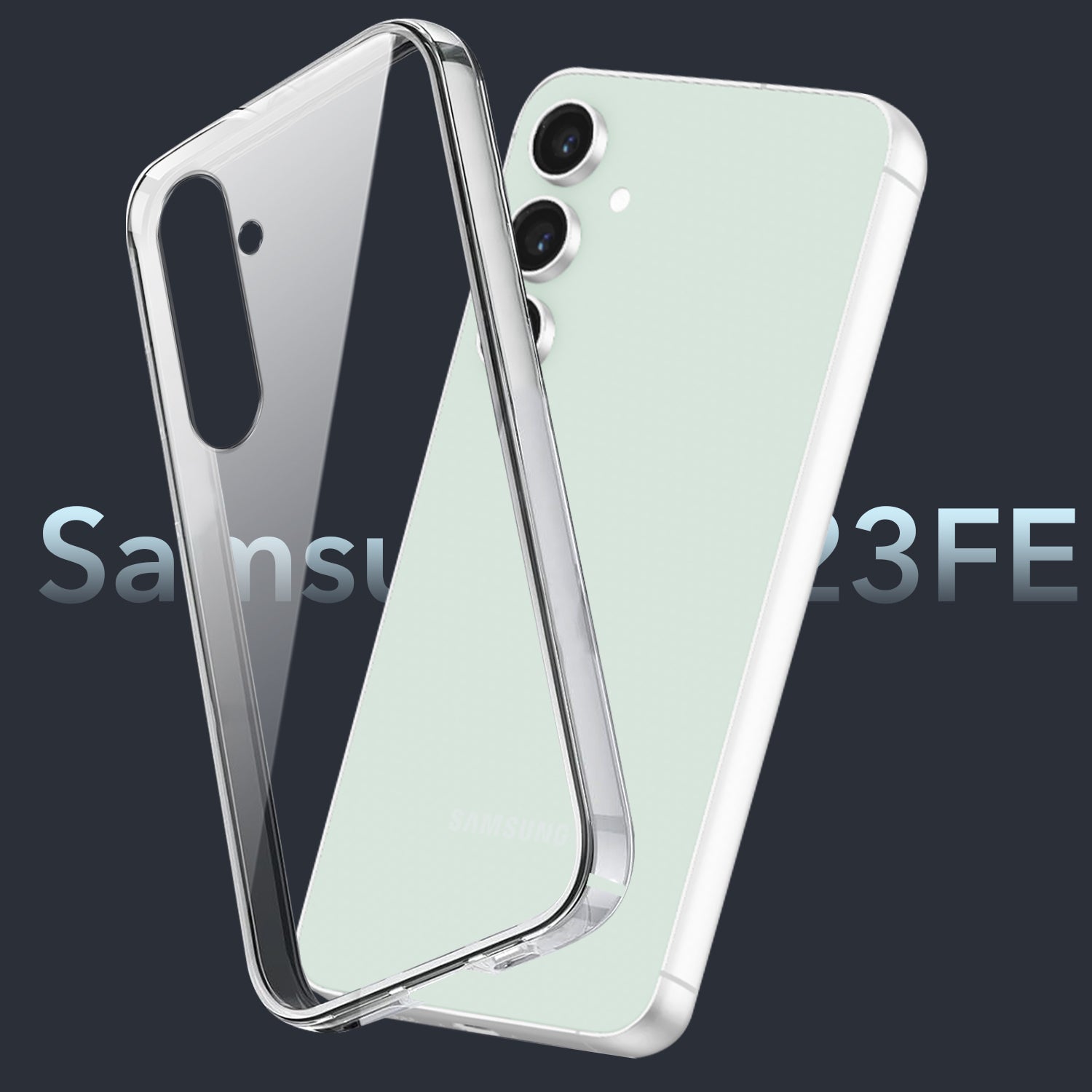 For Samsung Galaxy S23 FE 5G Back Cover (Hard Anti Yellow Clear Case | Drop & Camera Protection | Shockproof Polycarbonate)