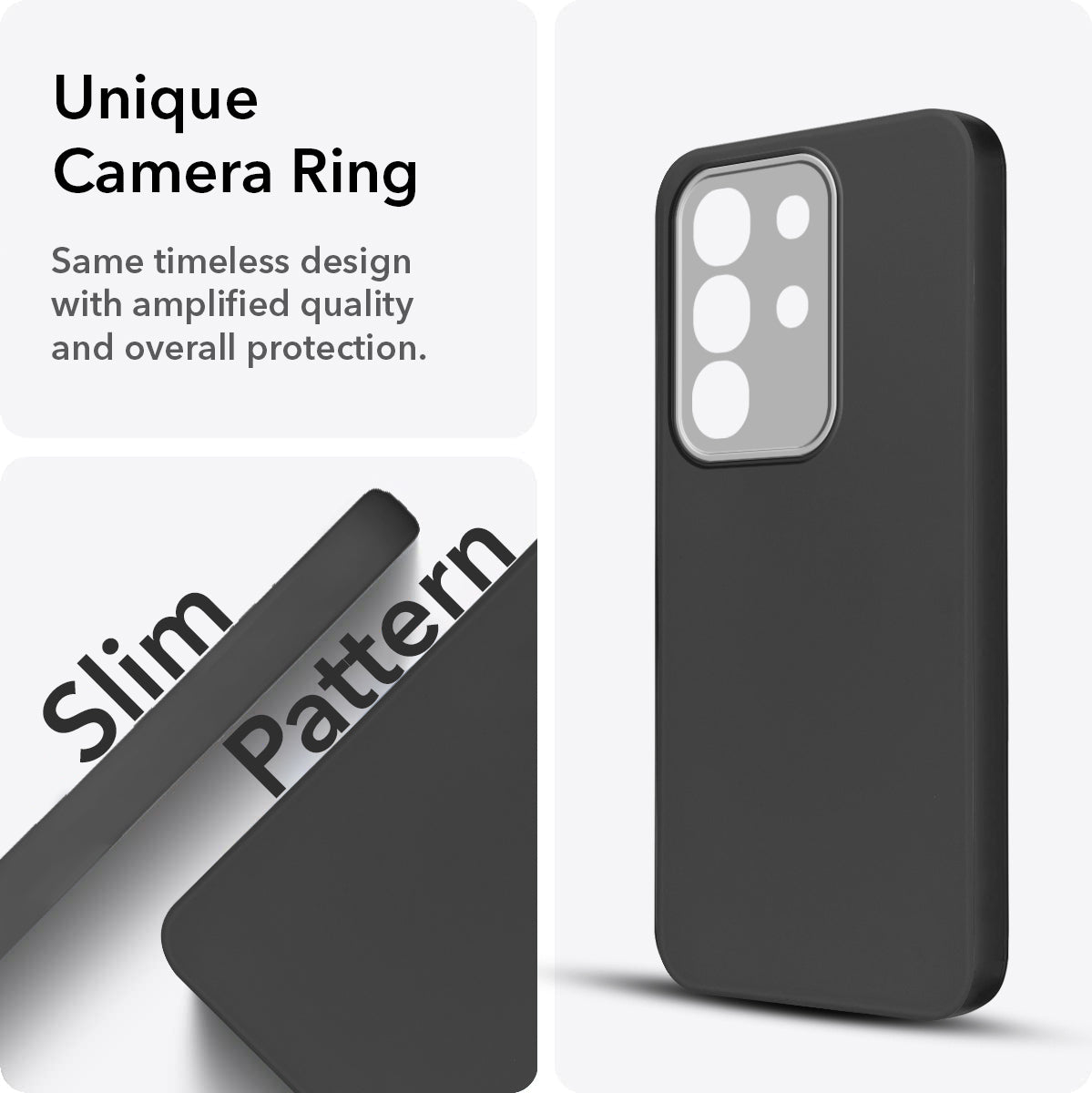 For Vivo T4x | Vivo Y31 Pro Back Cover Case ( Dual Color Matte Finish | Full Camera Protection | Sleek and Professional)