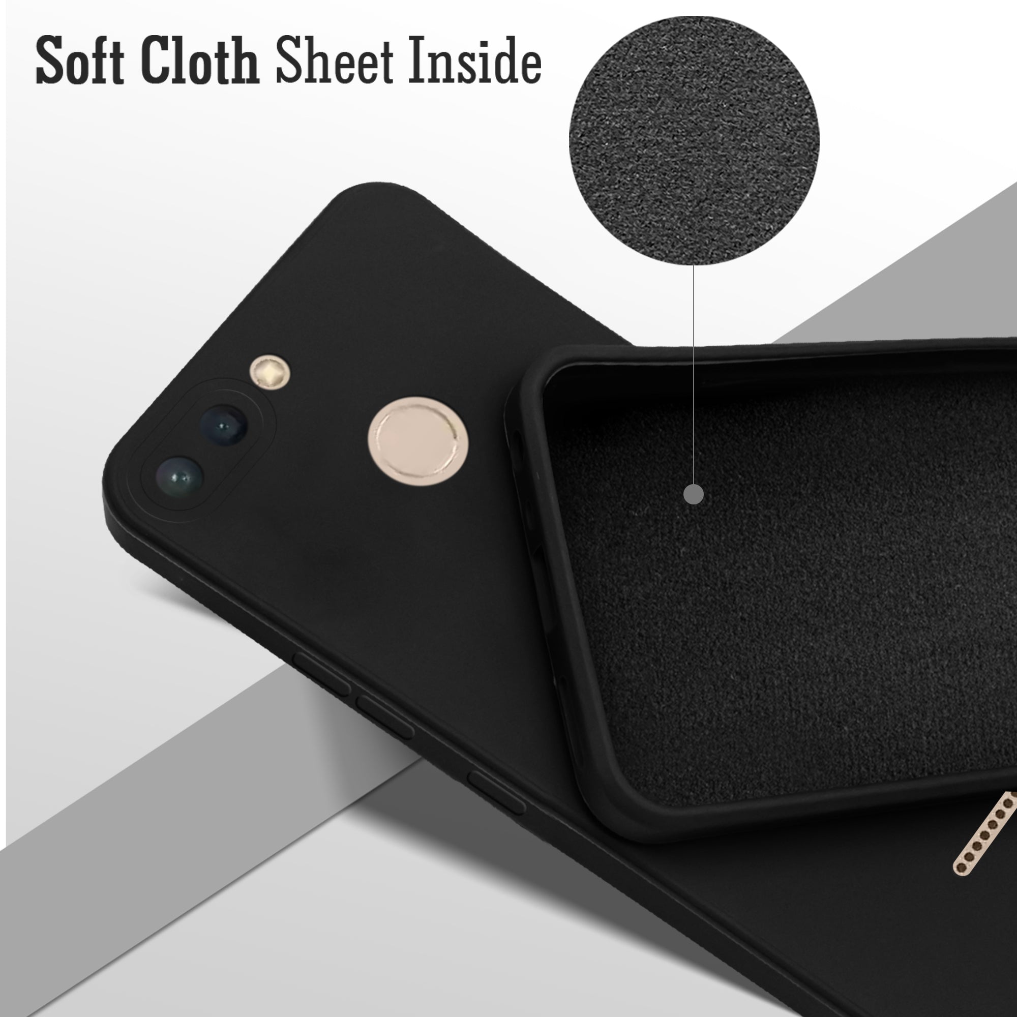 For Redmi 6 Back Cover ( Silicone Clear Shockproof Case with Camera Protection | Soft and Flexible | Transparent)