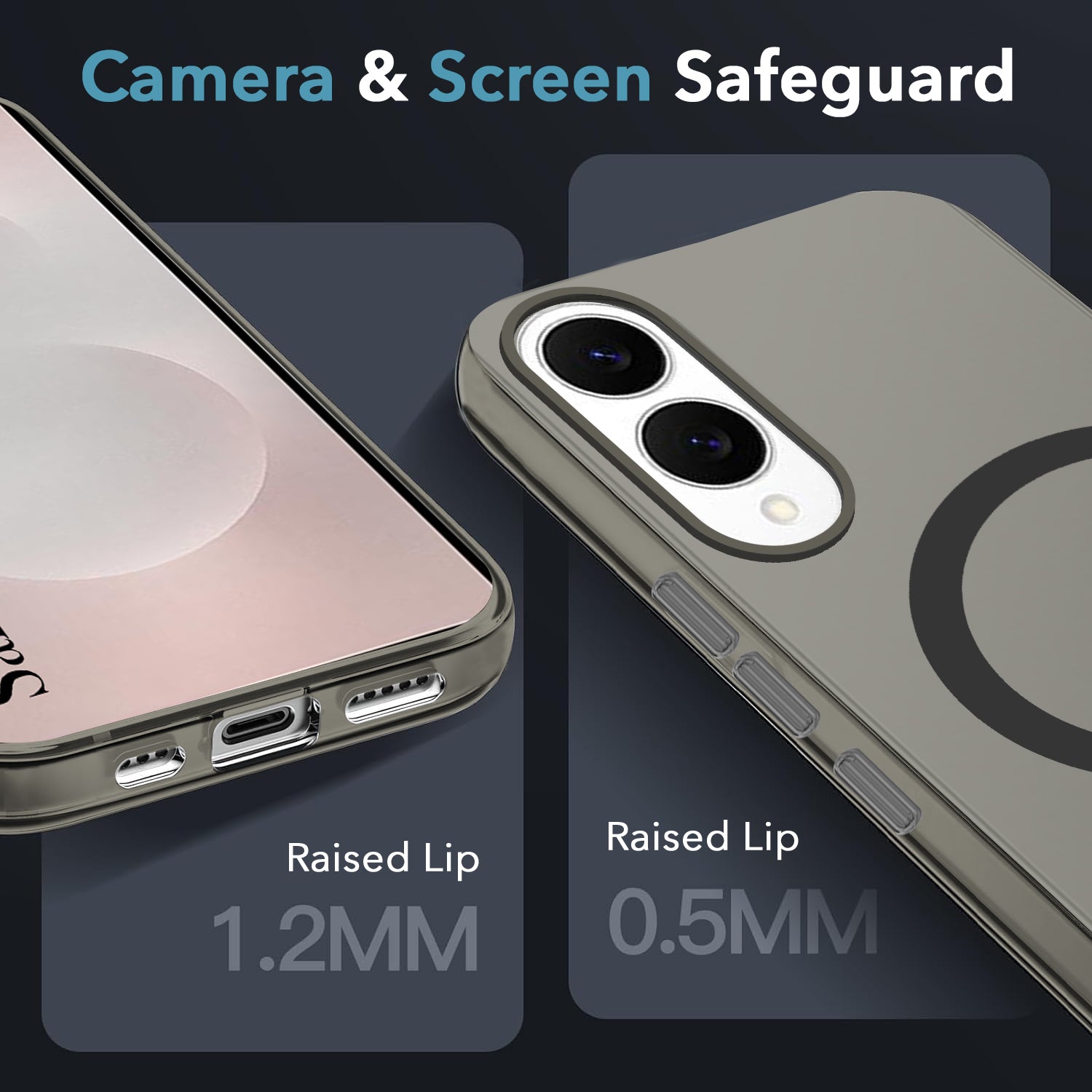 For Samsung Galaxy S25 Edge Back Cover Case (Frosted Matte Feel | MagSafe Compatible Wireless Charging | Polycarbonate Material)