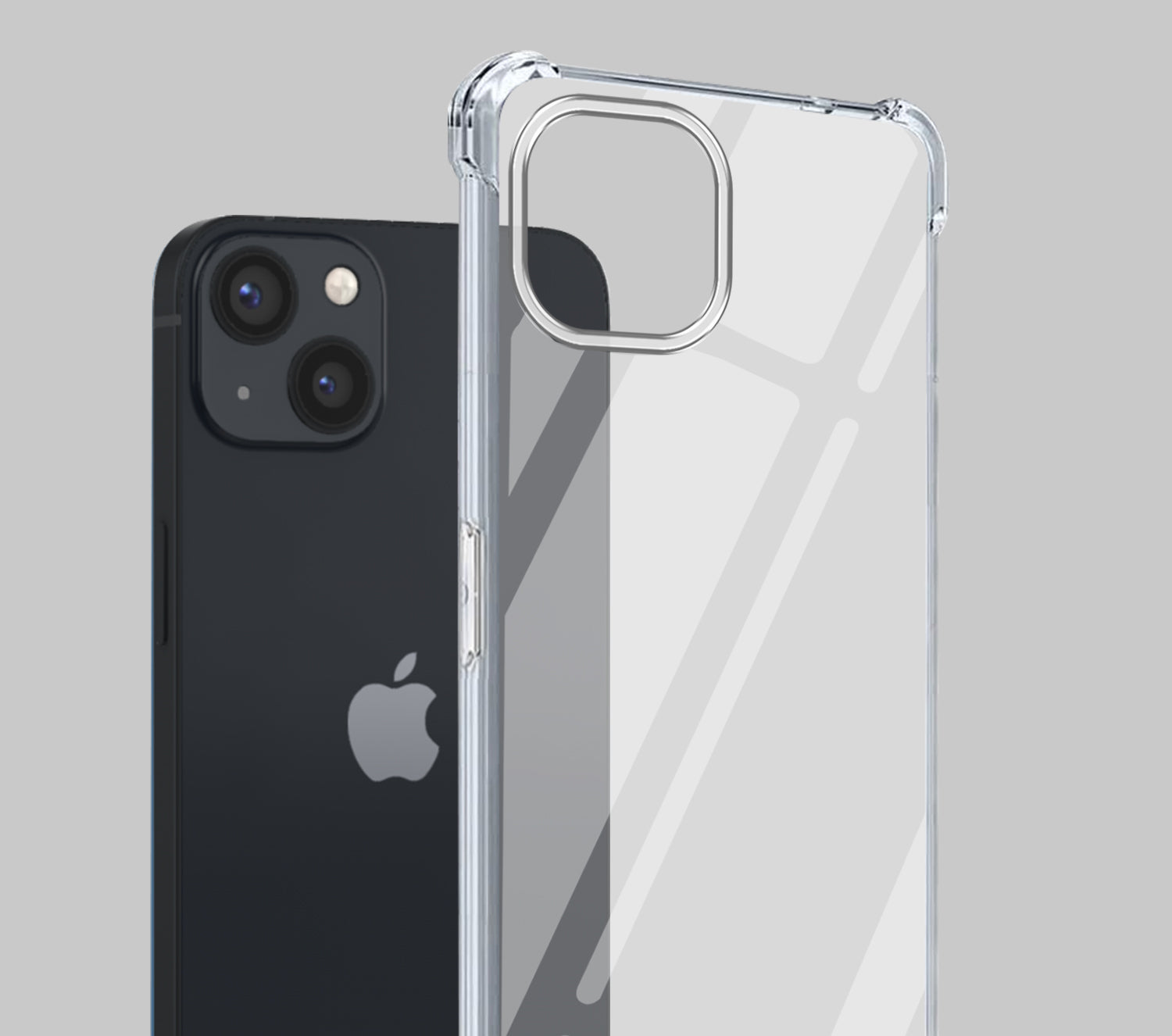 For Apple iPhone 13 Mini Back Cover (Shockproof Crystal Clear Case | Drop & Camera Protection | Hard Polycarbonate)