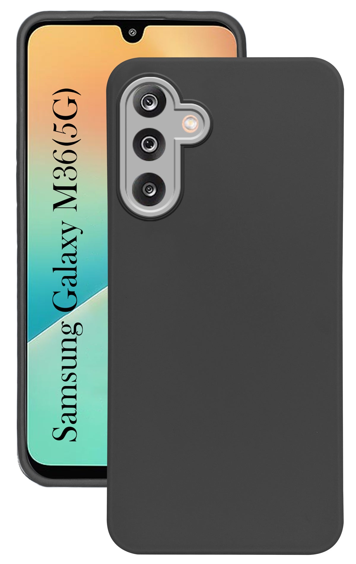 For Samsung Galaxy M36 | Samsung Galaxy F36 Back Cover Case ( Dual Color Matte Finish | Full Camera Protection | Sleek and Professional)