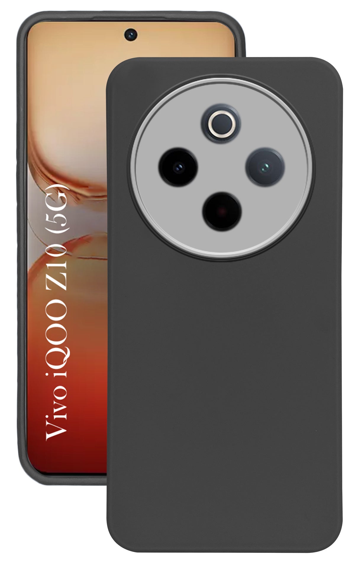 For Vivo iQOO Z10 Back Cover Case ( Dual Color Matte Finish | Full Camera Protection | Sleek and Professional)