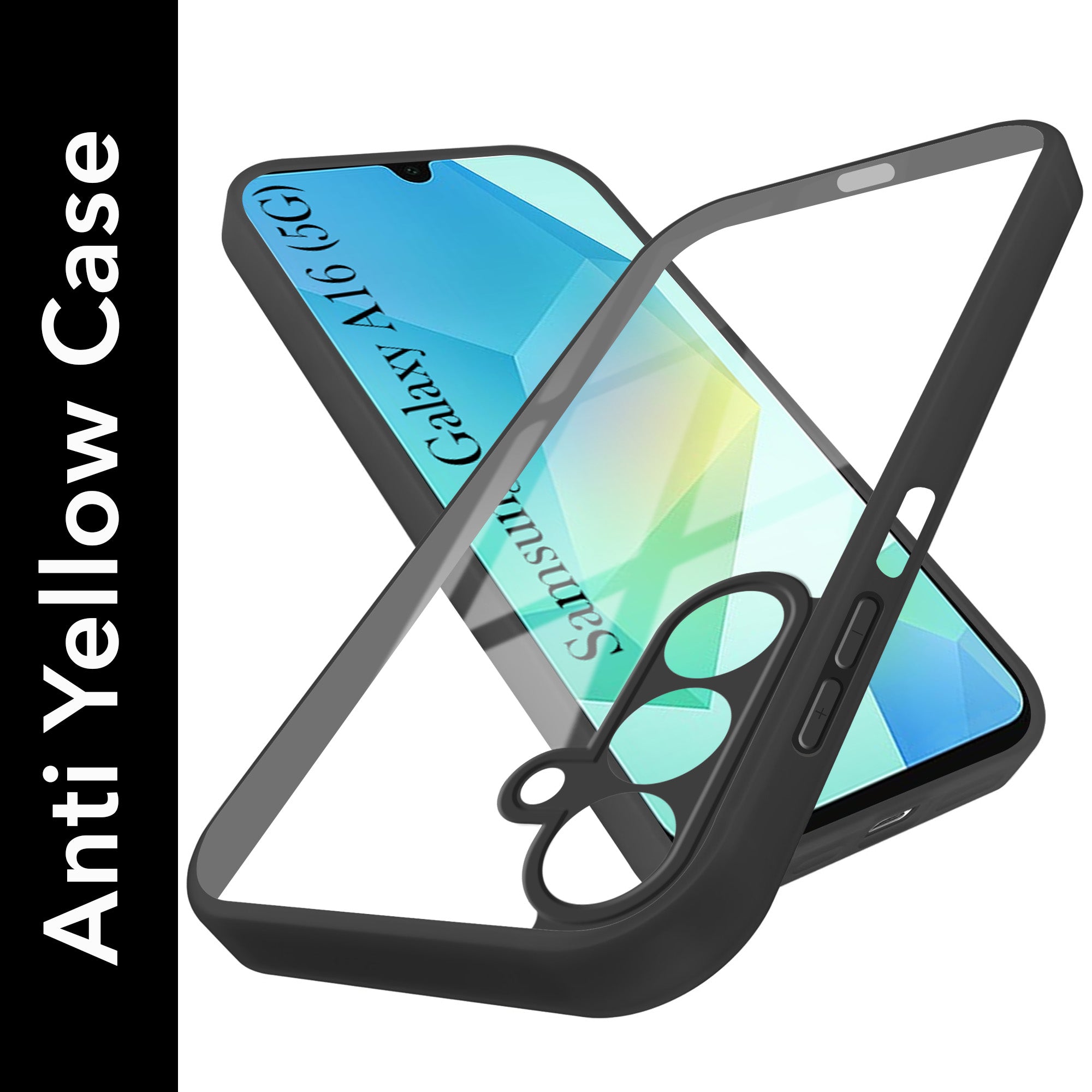 For Samsung Galaxy A16 5G Ultra-Hybrid Back Cover Case (Lifetime Anti Yellow | Anti Scratch | Crystal Clear Shockproof)