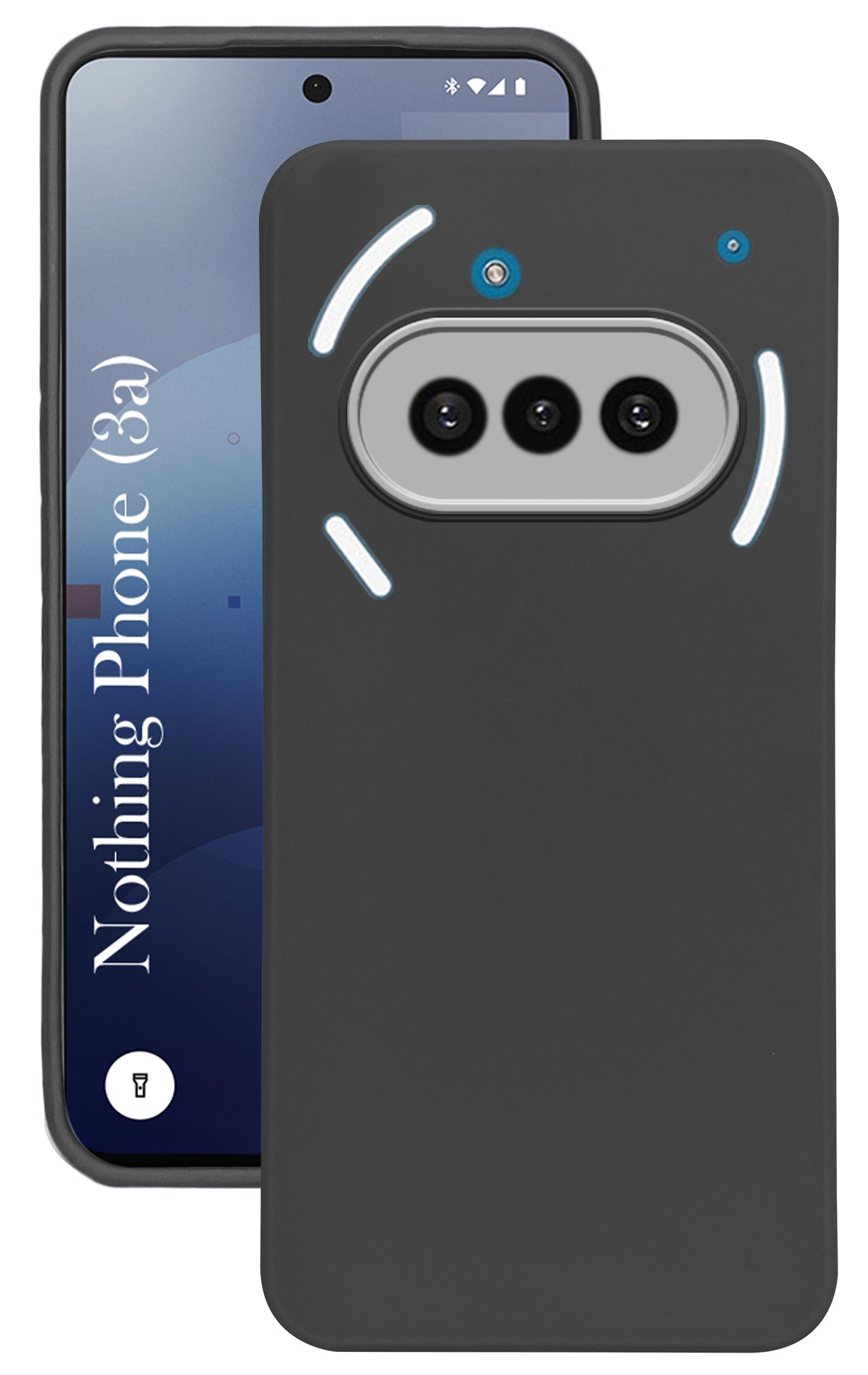 For Nothing Phone 3A Back Cover Case ( Dual Color Matte Finish | Full Camera Protection | Sleek and Professional)