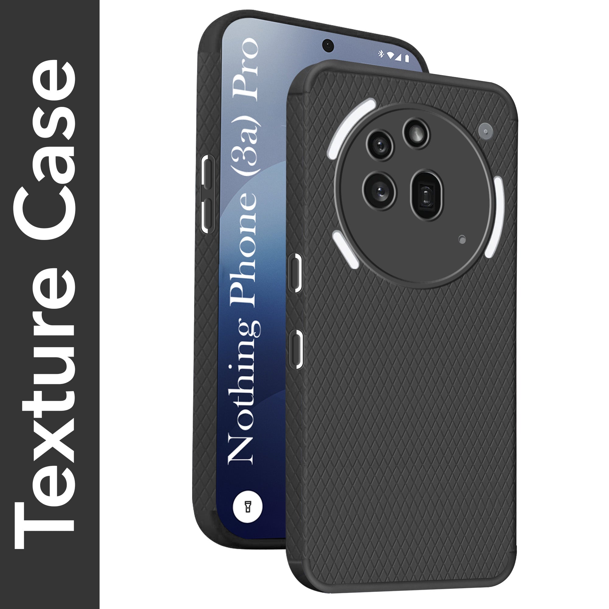 For Nothing Phone 3A Pro 5G Back Cover Case (Liquid Silicone | Side Grip | Camera Protection)