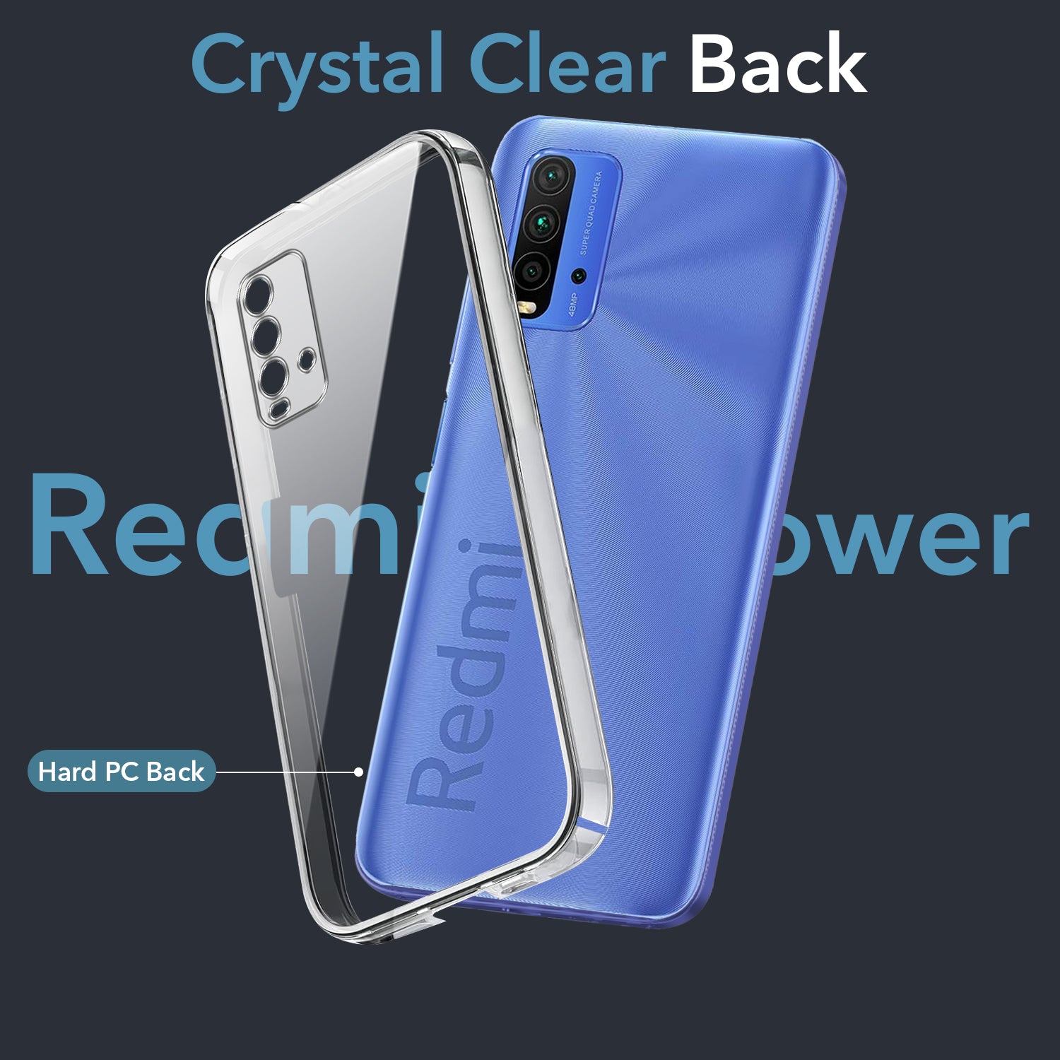 Redmi Power Back Cover With Camera Protection Redmi Power Puffer