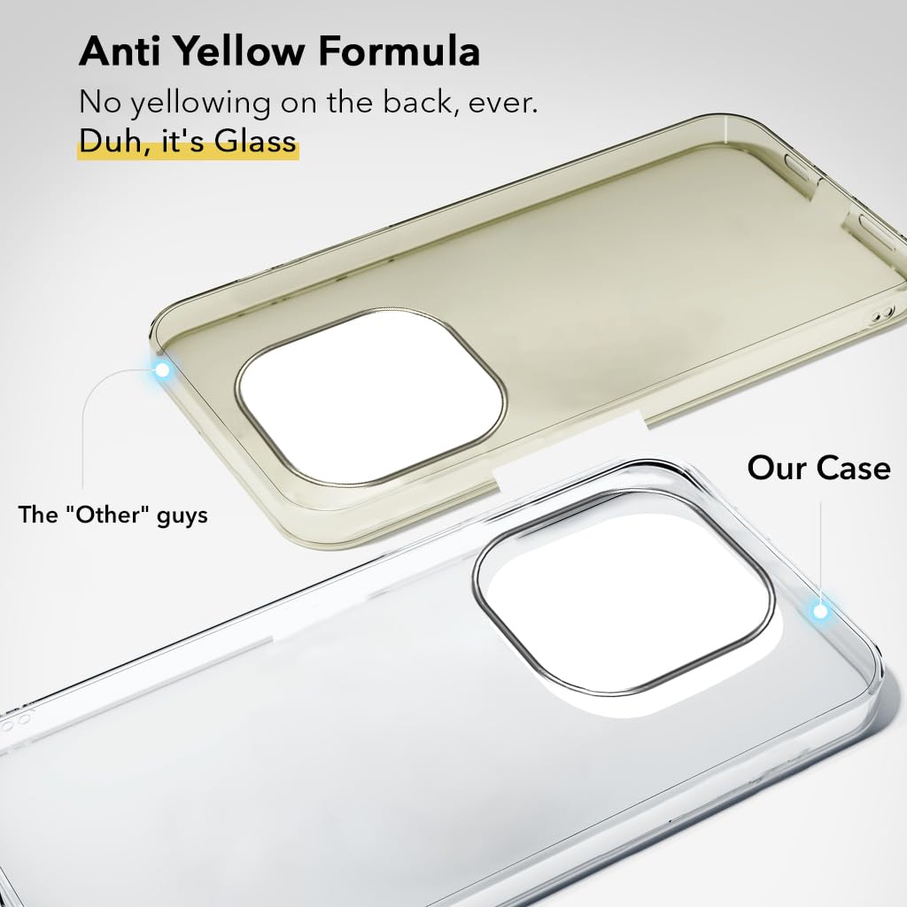 For Vivo iQOO Z9s Pro Back Cover (Hard Anti Yellow Clear Case | Drop & Camera Protection | Shockproof Polycarbonate)