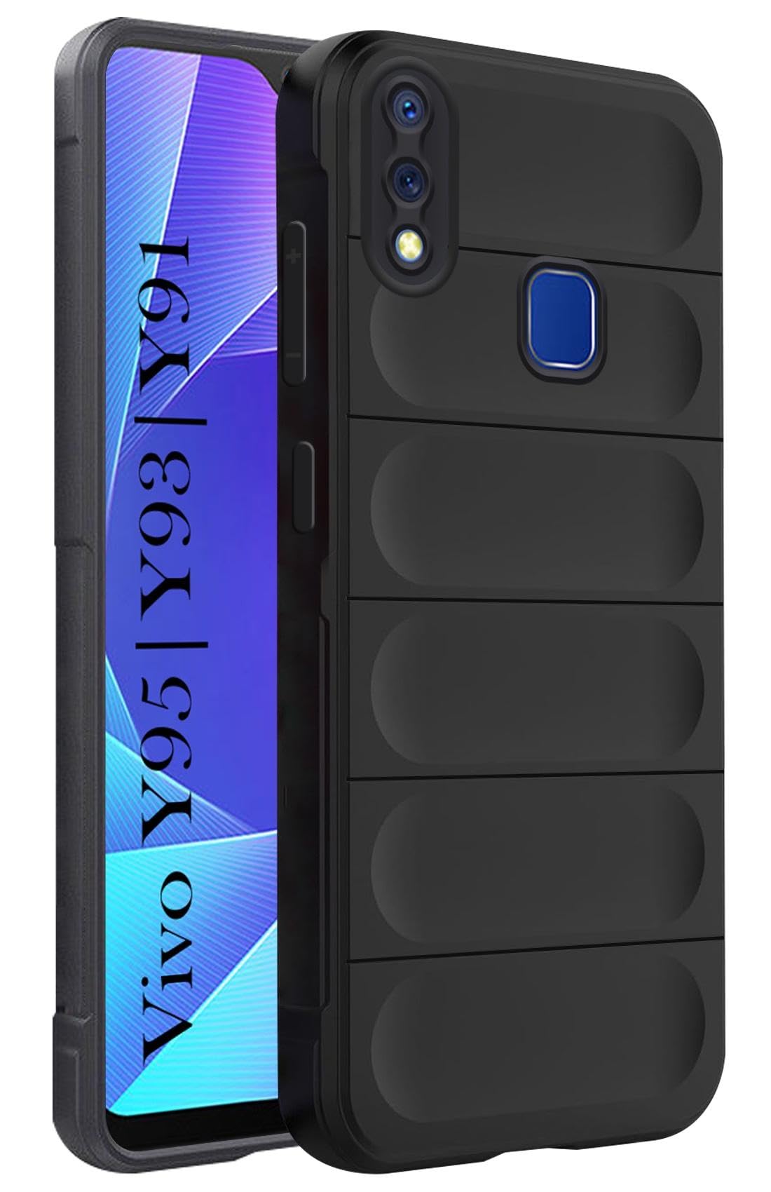 Flip Cover Vivo Y95 Cover Black For Vivo Y91 Vivo Y93 Vivo Y95